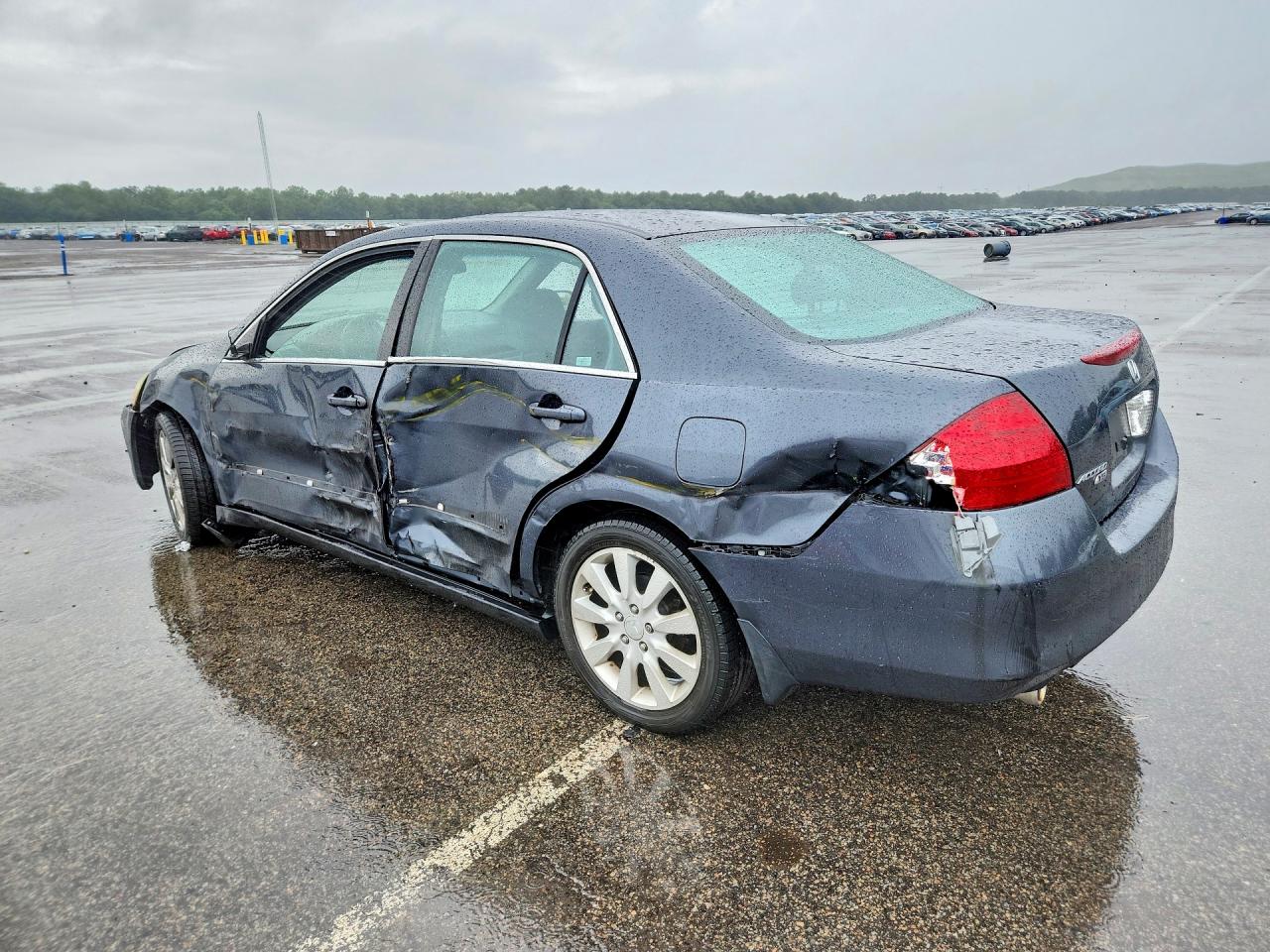 2006 Honda Accord Lx Gray vin: 1HGCM66356A012557