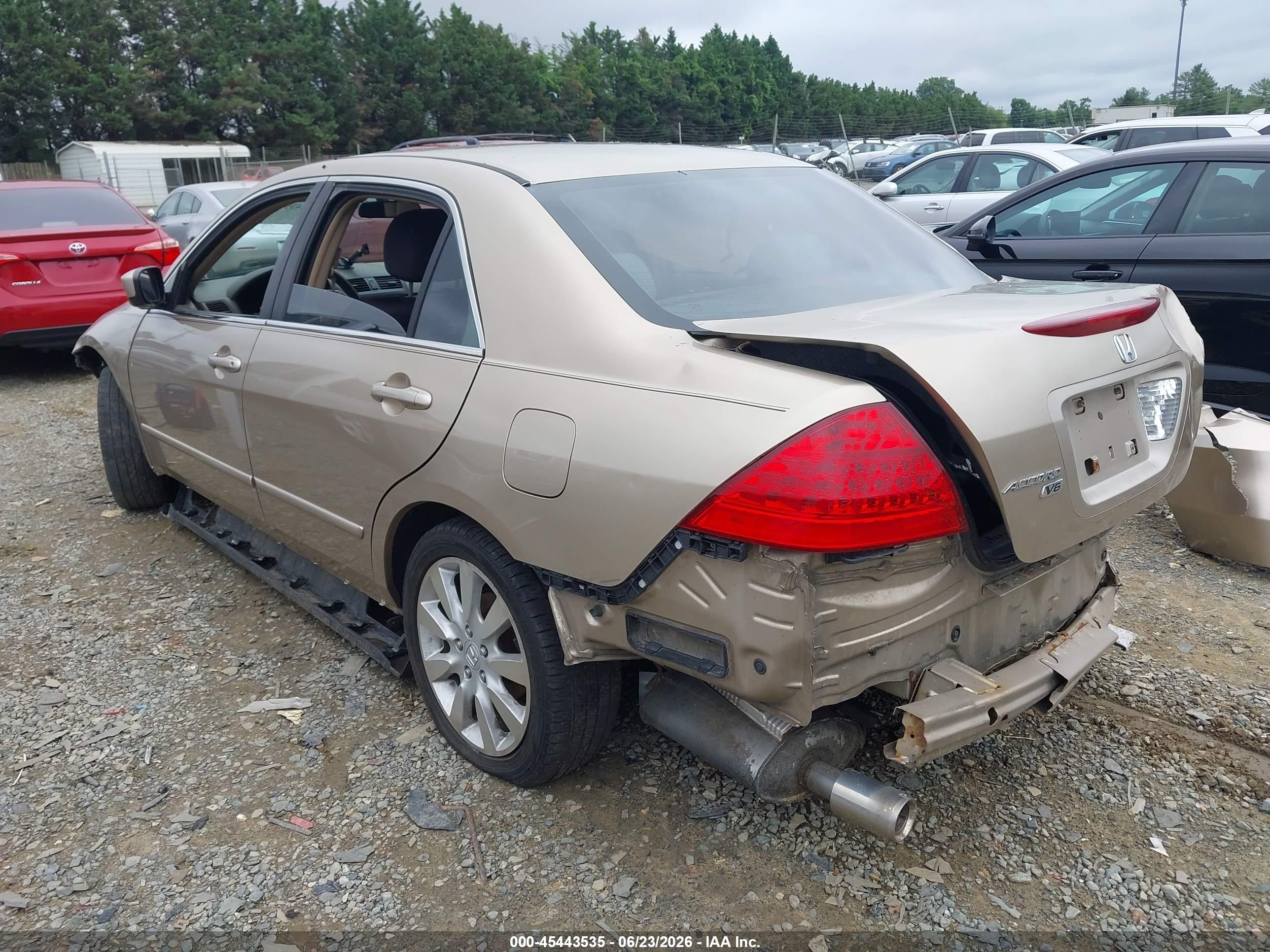 2006 Honda Accord 3.0 Lx Gold vin: 1HGCM66356A024787