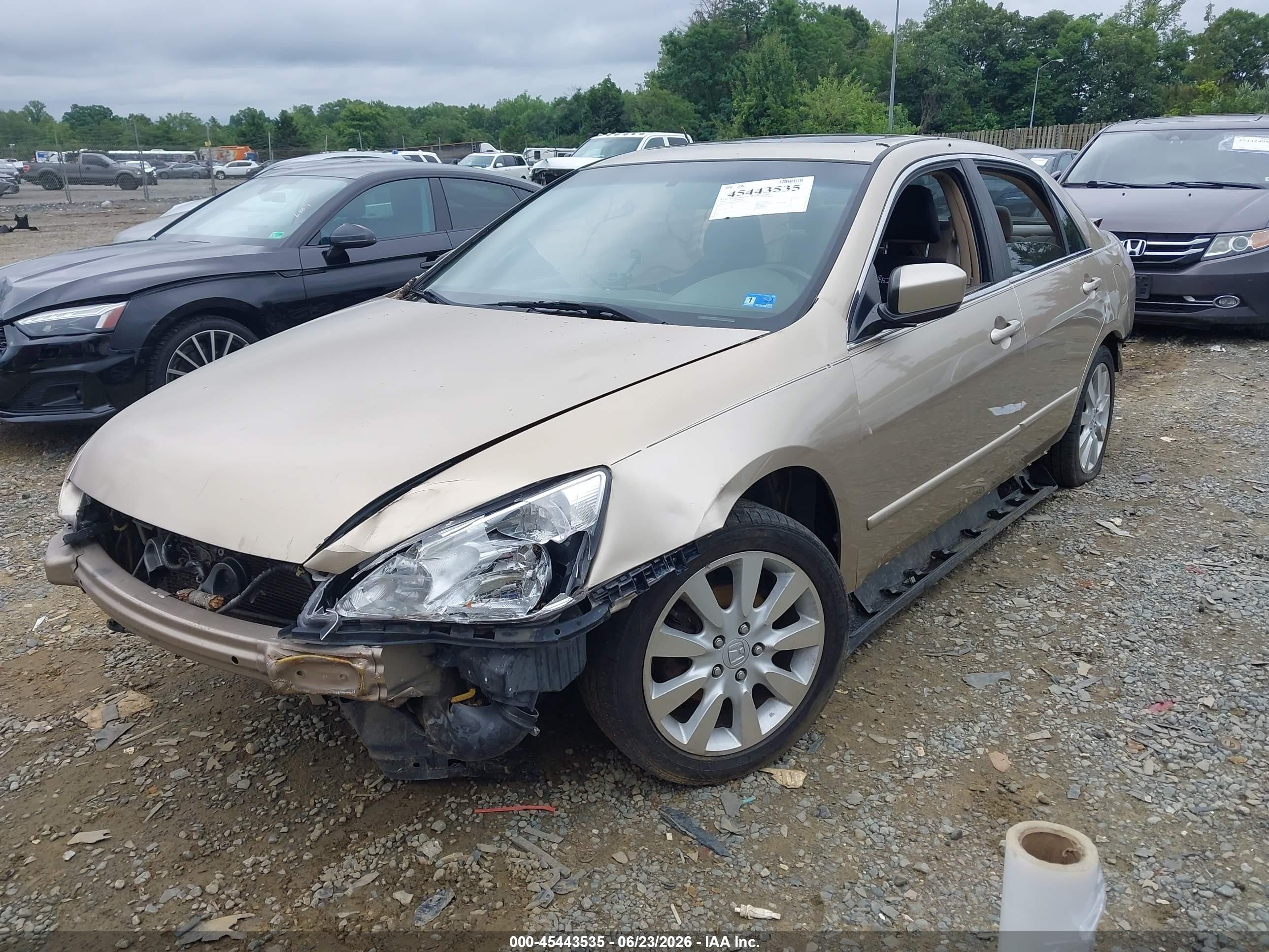 2006 Honda Accord 3.0 Lx Gold vin: 1HGCM66356A024787