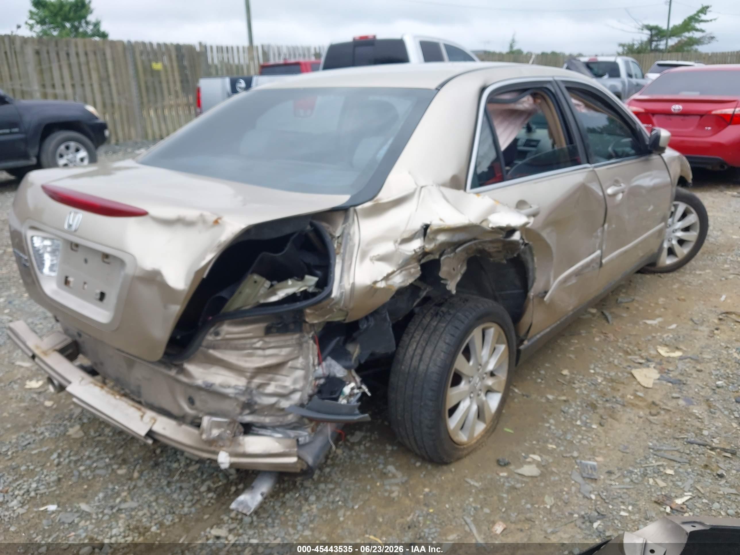2006 Honda Accord 3.0 Lx Gold vin: 1HGCM66356A024787