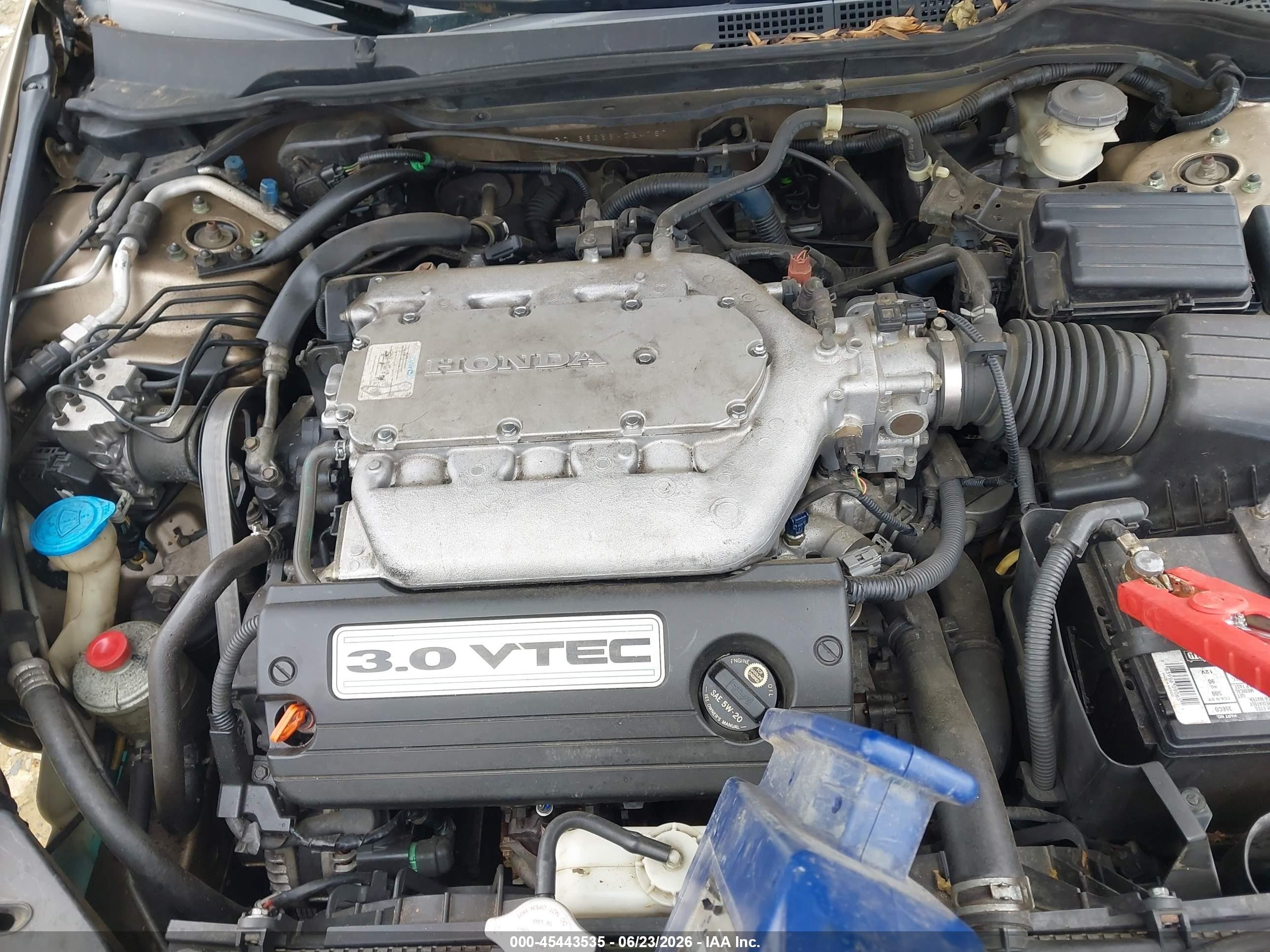 2006 Honda Accord 3.0 Lx Gold vin: 1HGCM66356A024787