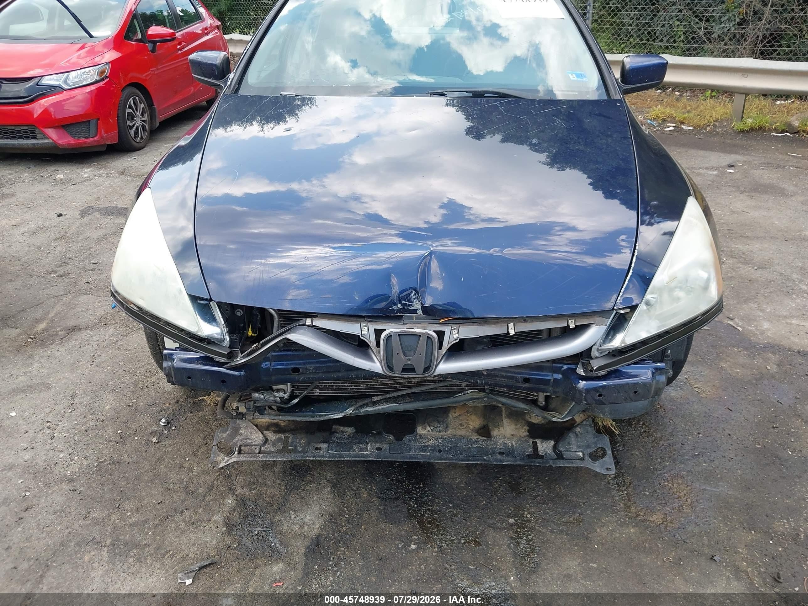2006 Honda Accord 3.0 Lx Синий vin: 1HGCM66356A029455