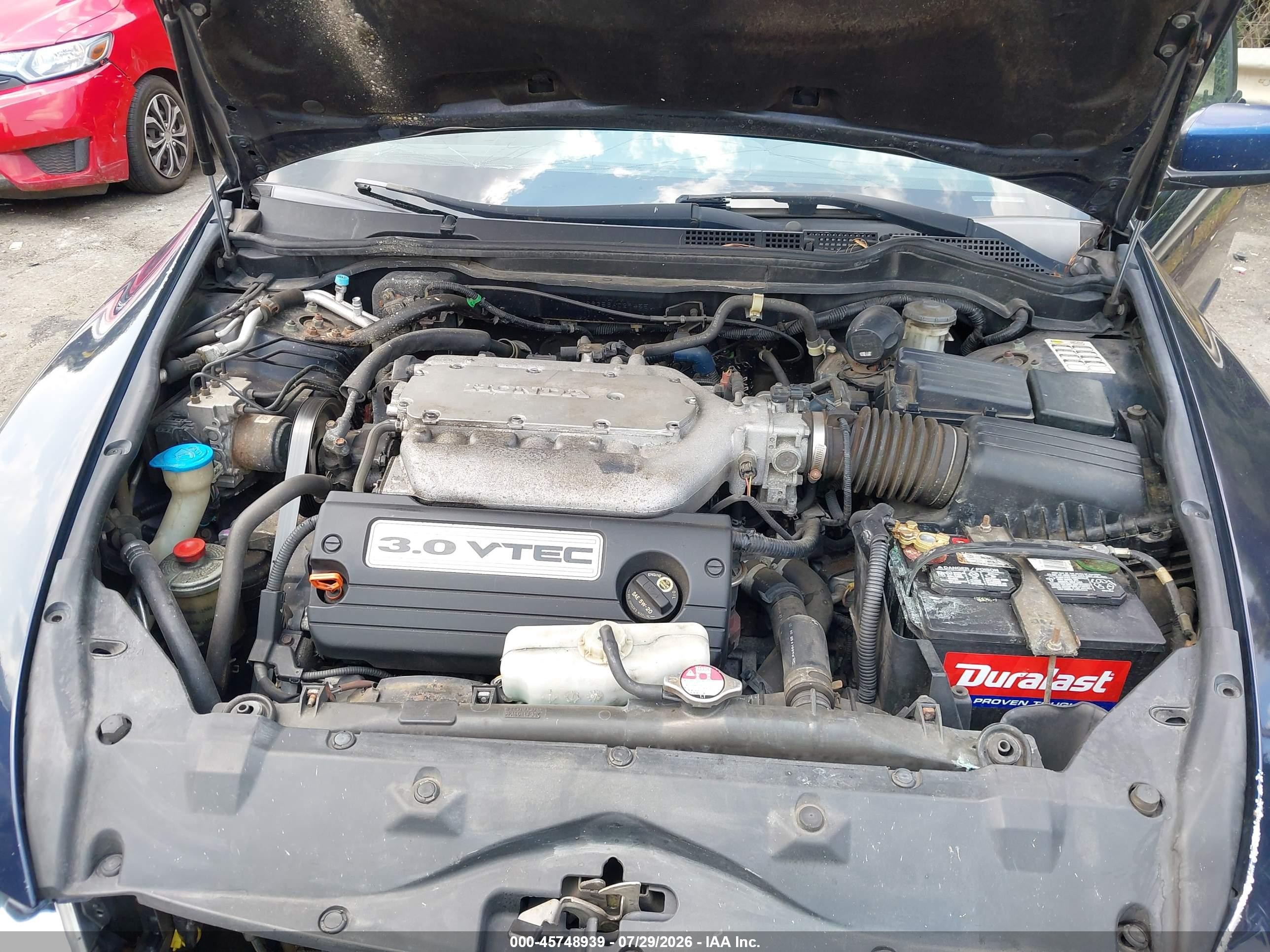 2006 Honda Accord 3.0 Lx Синий vin: 1HGCM66356A029455
