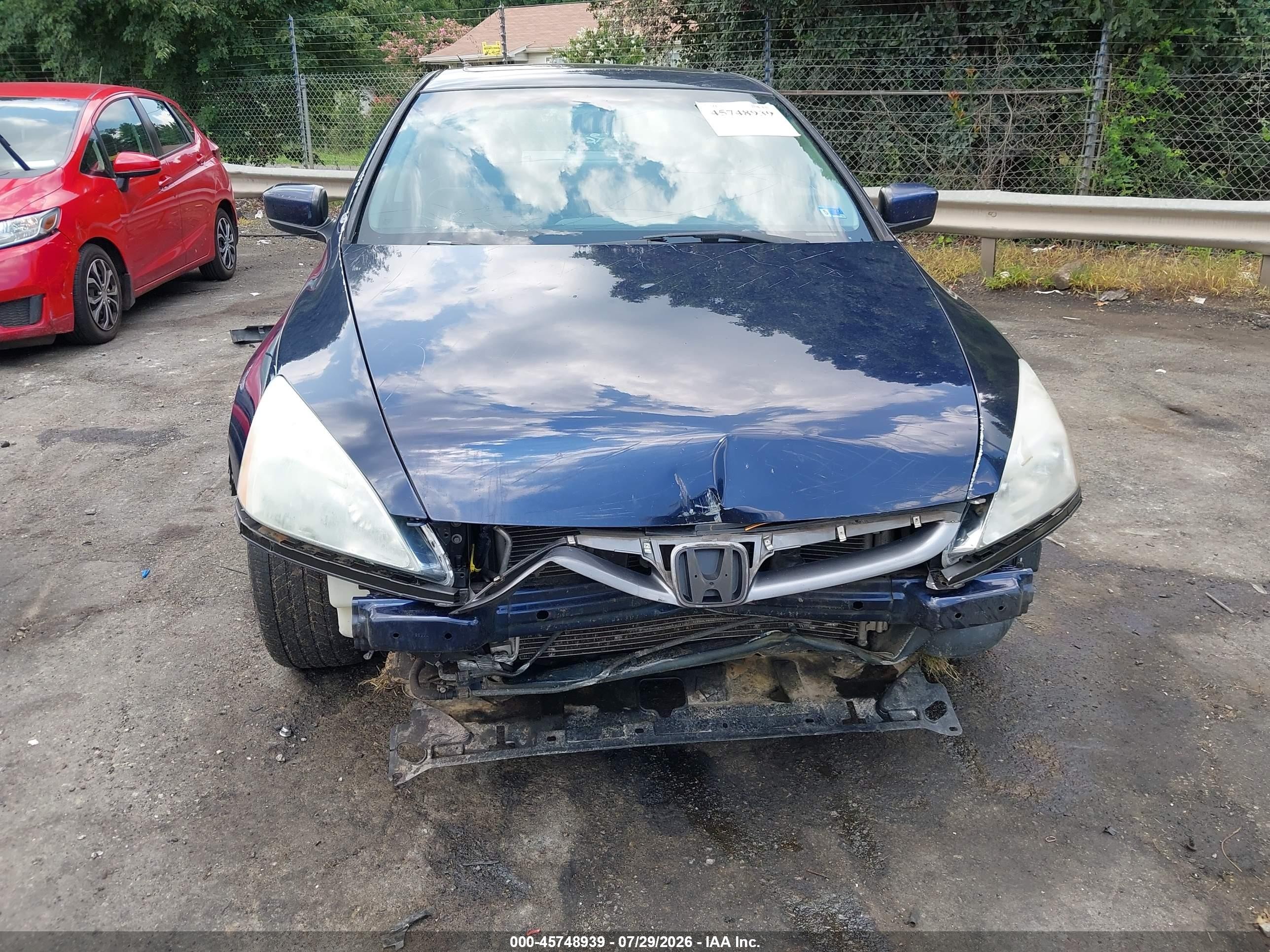 2006 Honda Accord 3.0 Lx Синий vin: 1HGCM66356A029455