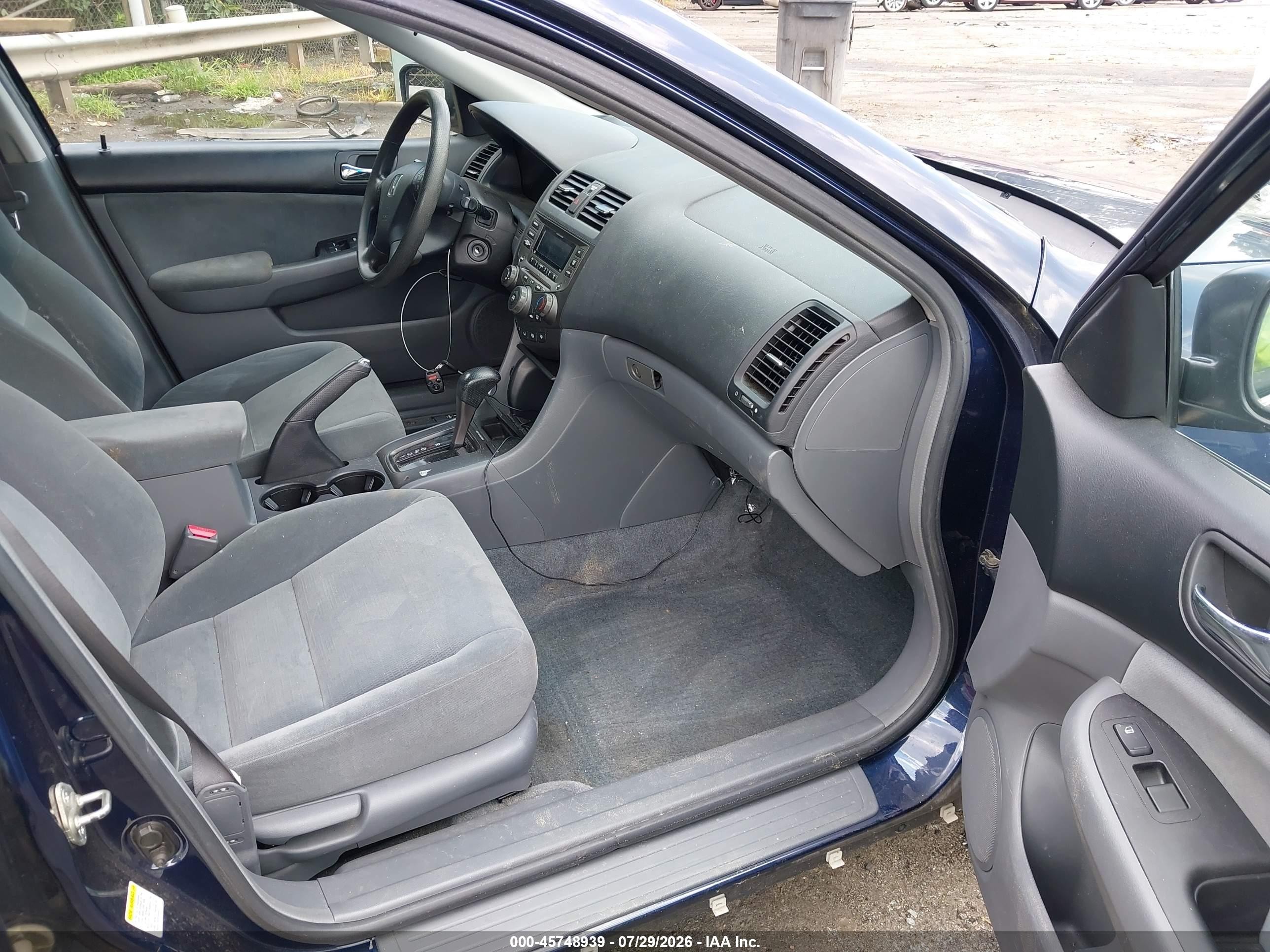 2006 Honda Accord 3.0 Lx Синий vin: 1HGCM66356A029455