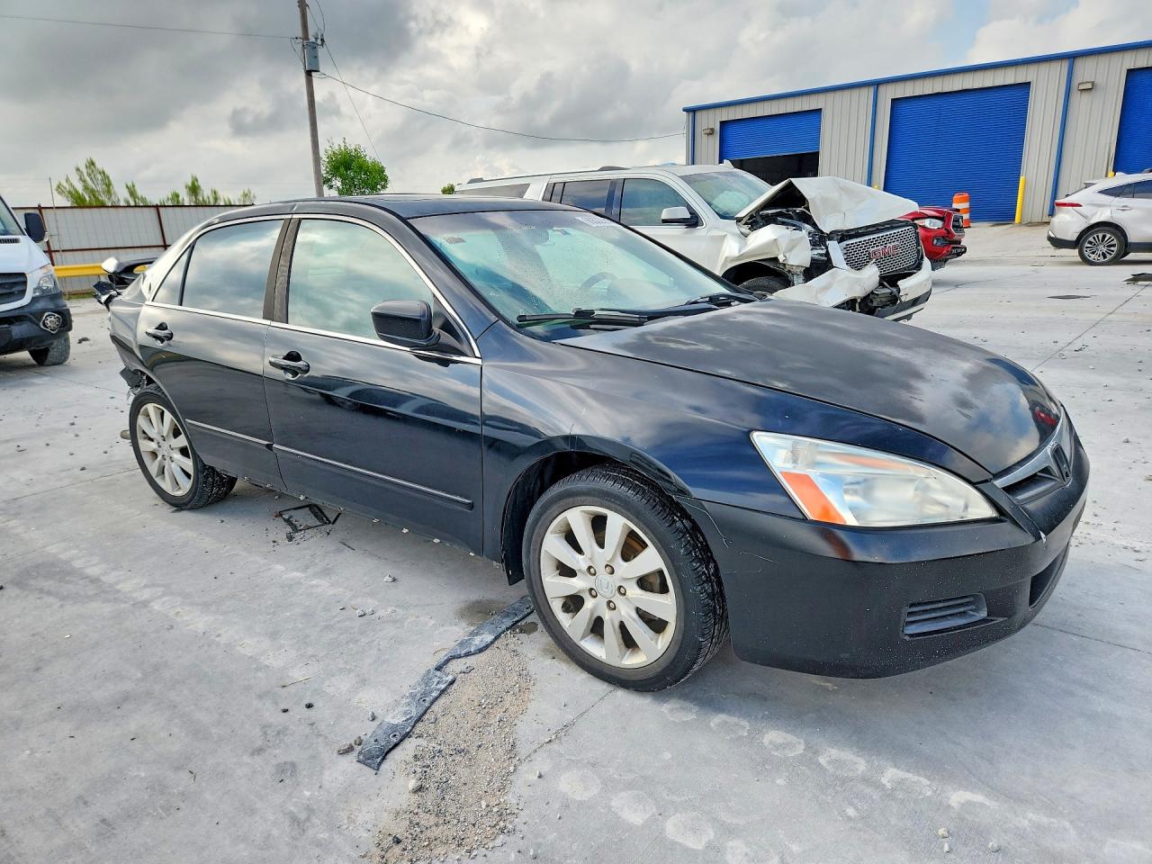 2006 Honda Accord Lx Black vin: 1HGCM66356A048507