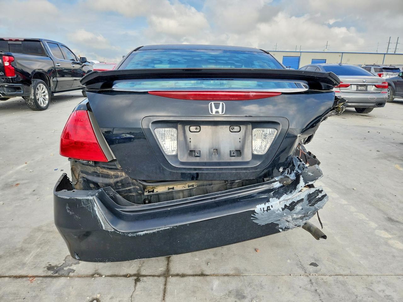 2006 Honda Accord Lx Black vin: 1HGCM66356A048507
