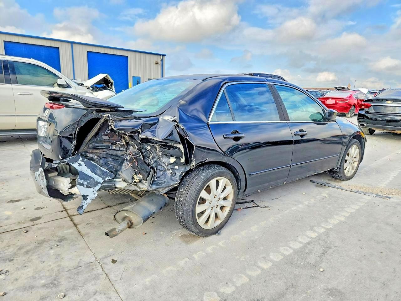2006 Honda Accord Lx Black vin: 1HGCM66356A048507