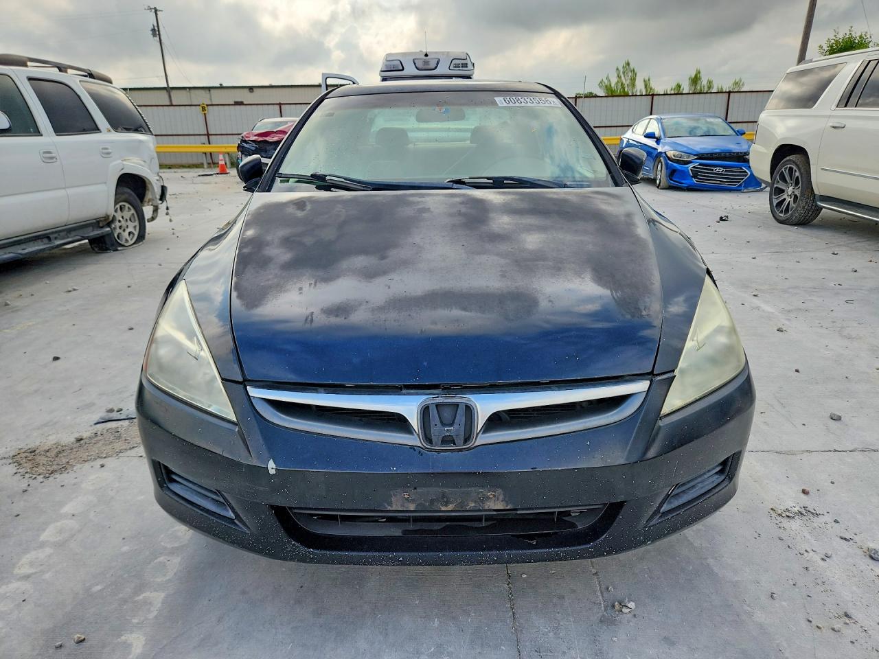 2006 Honda Accord Lx Black vin: 1HGCM66356A048507
