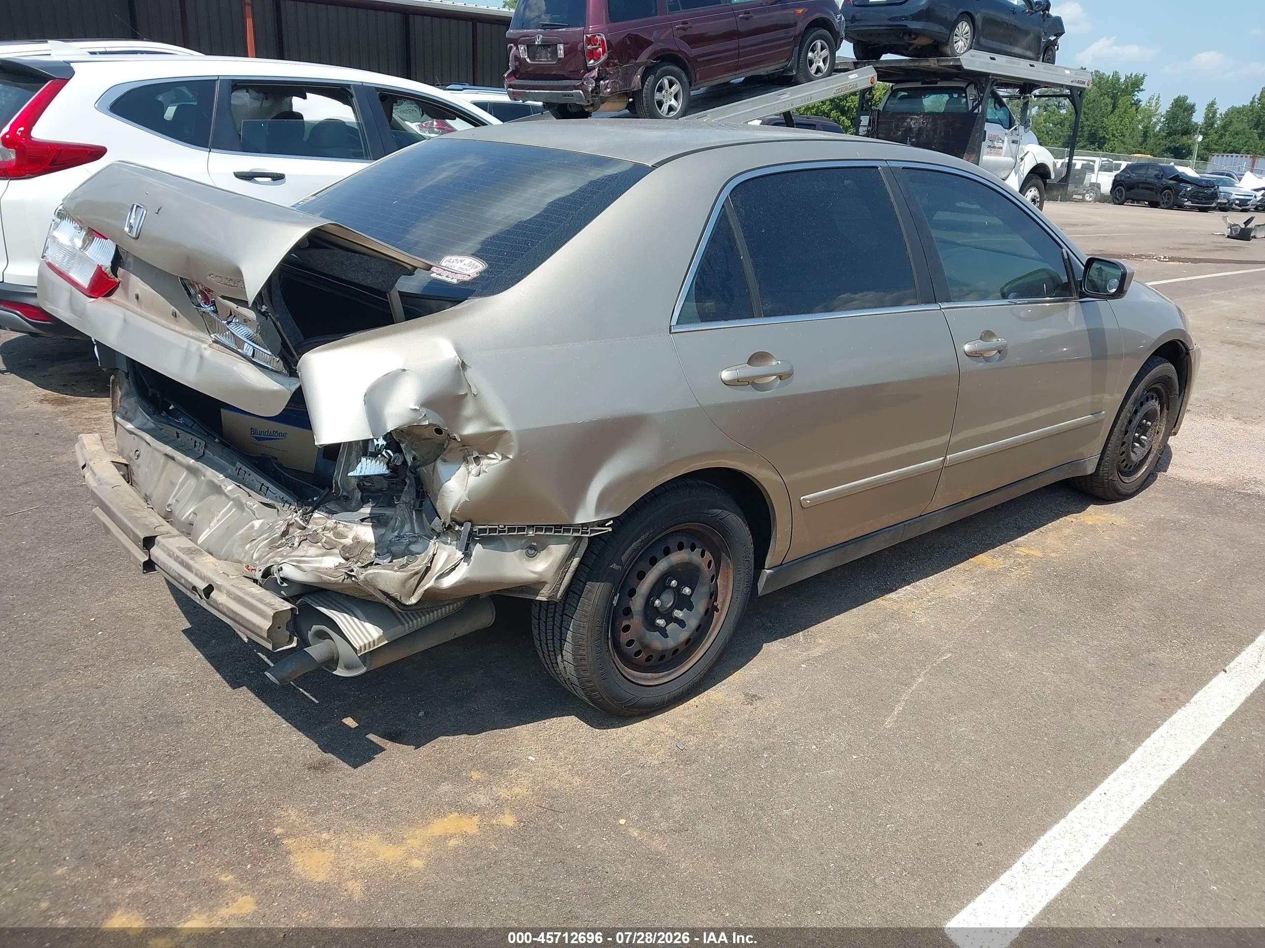 2003 Honda Accord 3.0 Lx Gold vin: 1HGCM66363A070978
