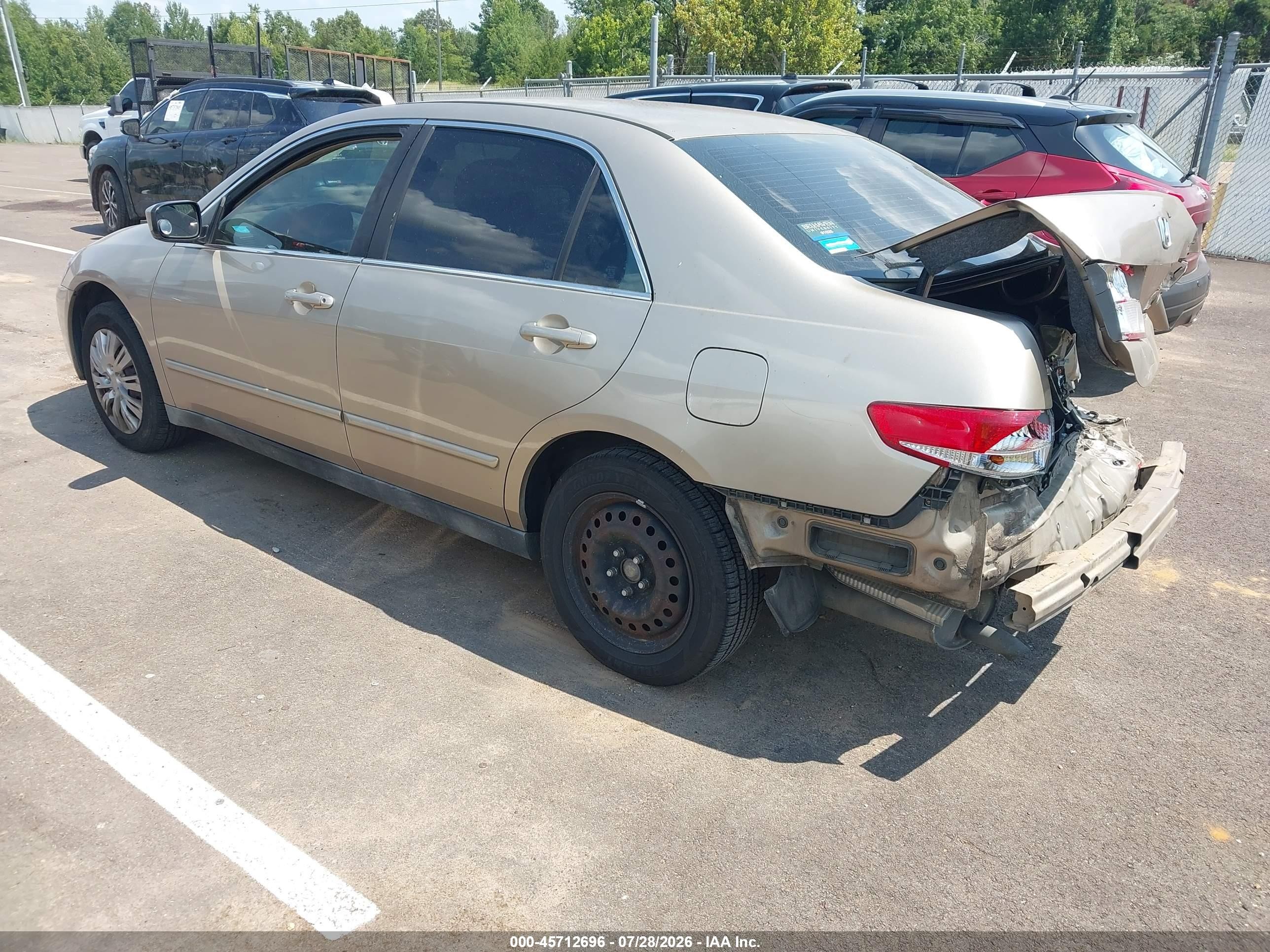 2003 Honda Accord 3.0 Lx Gold vin: 1HGCM66363A070978