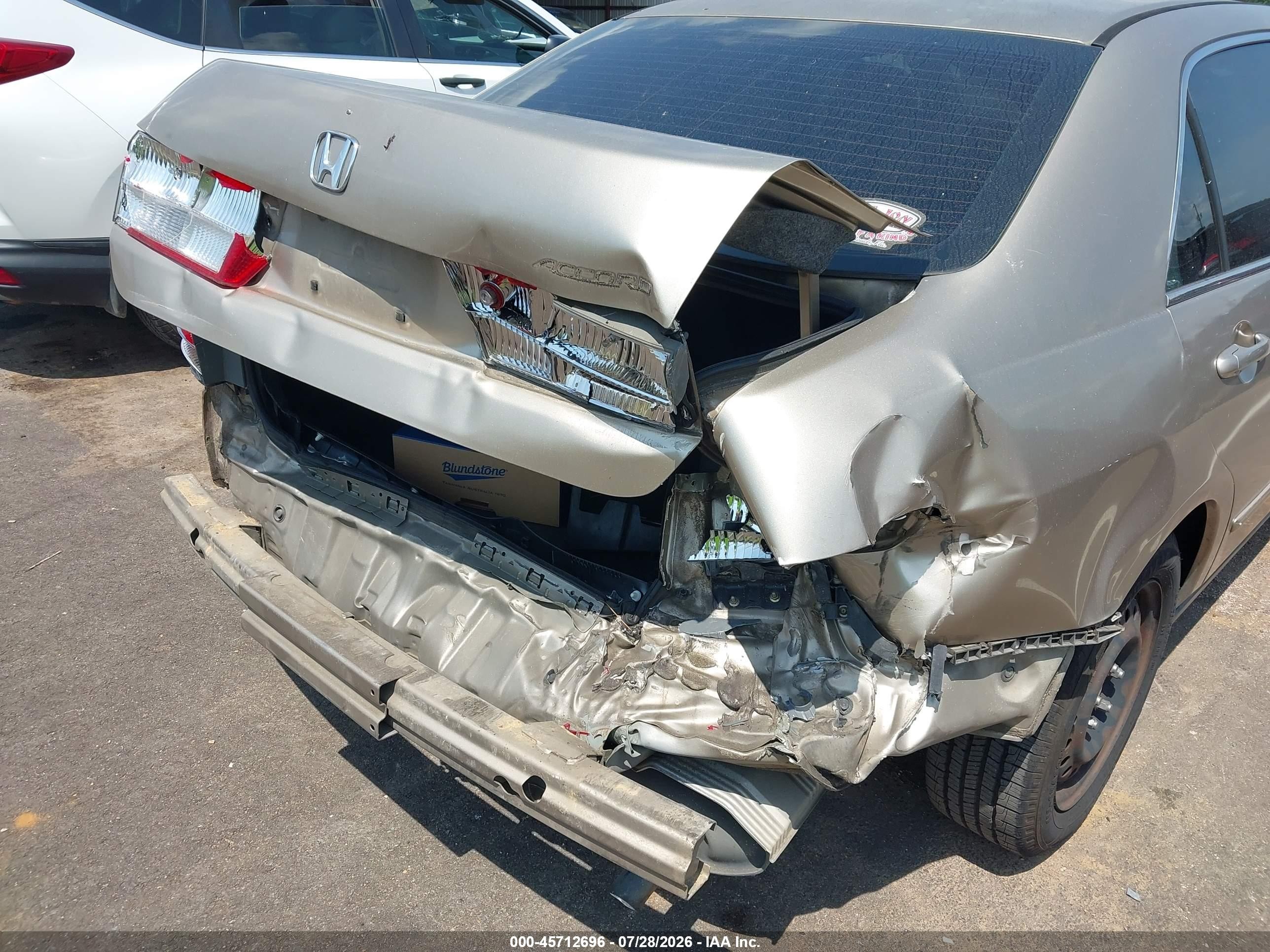 2003 Honda Accord 3.0 Lx Gold vin: 1HGCM66363A070978
