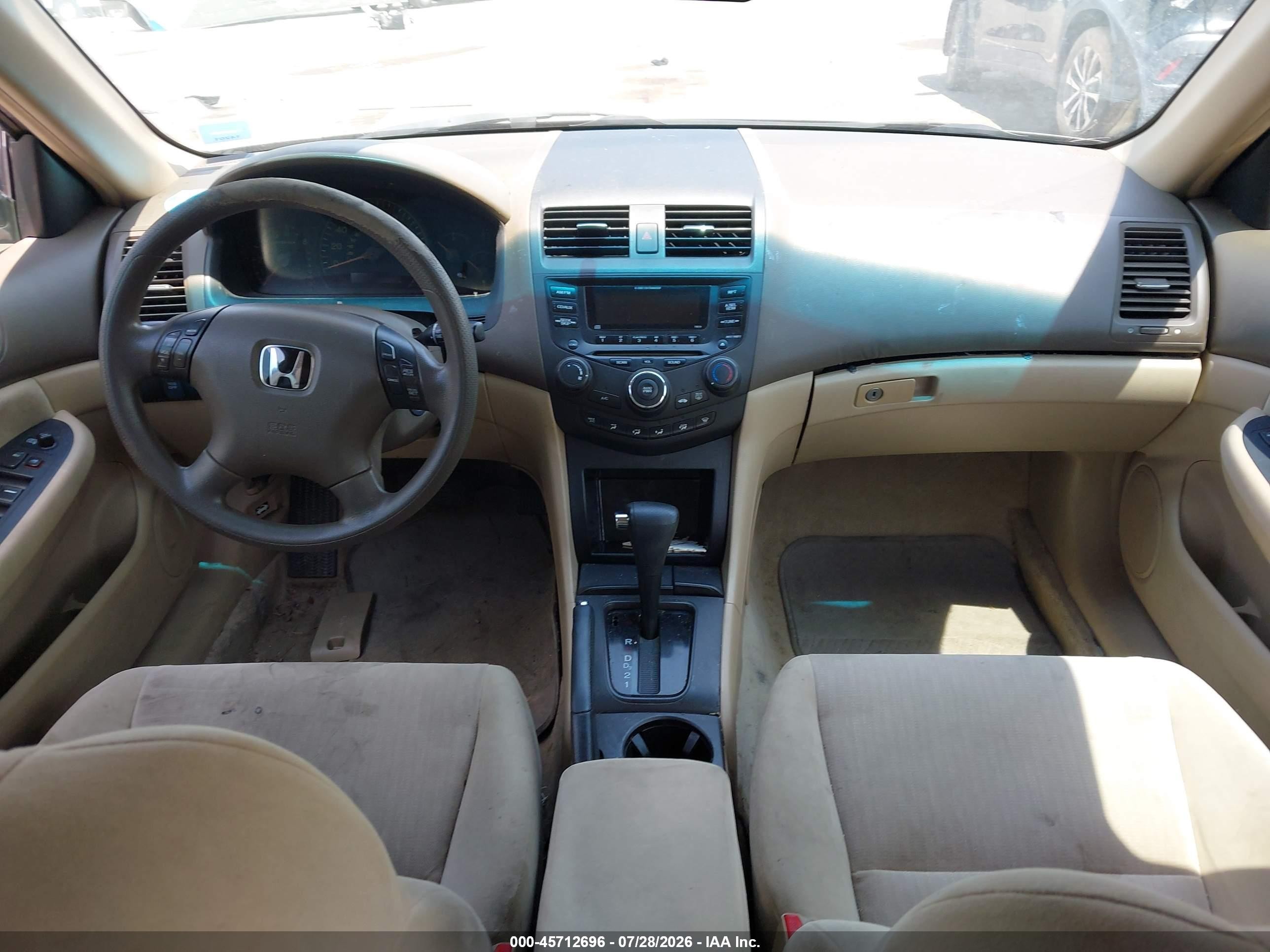 2003 Honda Accord 3.0 Lx Gold vin: 1HGCM66363A070978