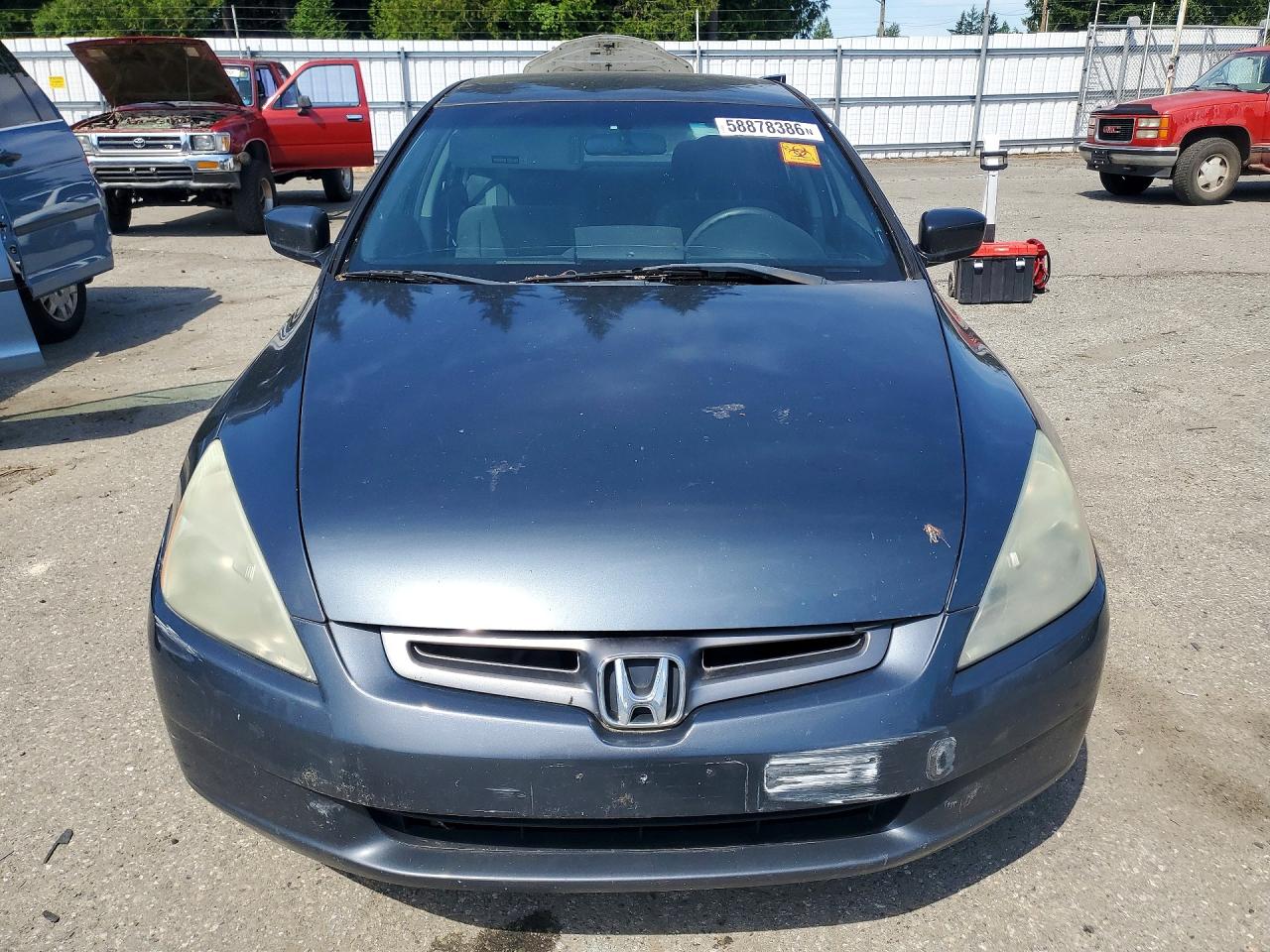 2004 Honda Accord Lx Gray vin: 1HGCM66364A002732