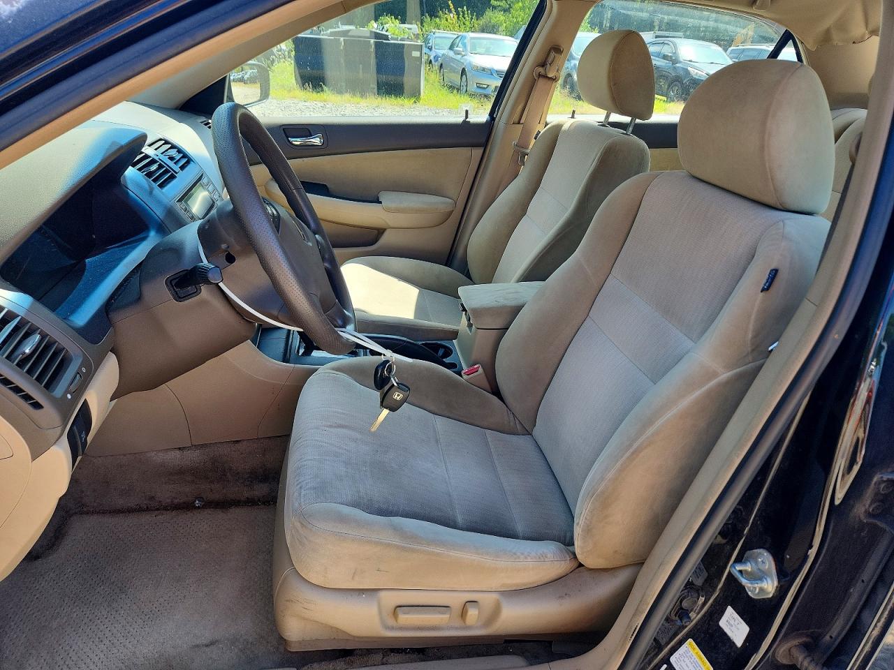 2004 Honda Accord Lx Black vin: 1HGCM66364A070898