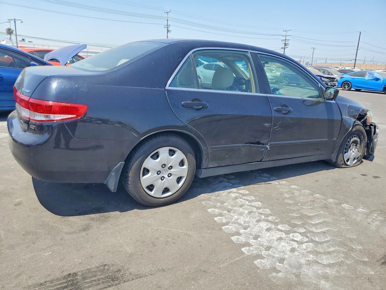2004 Honda Accord Lx Black vin: 1HGCM66364A090987