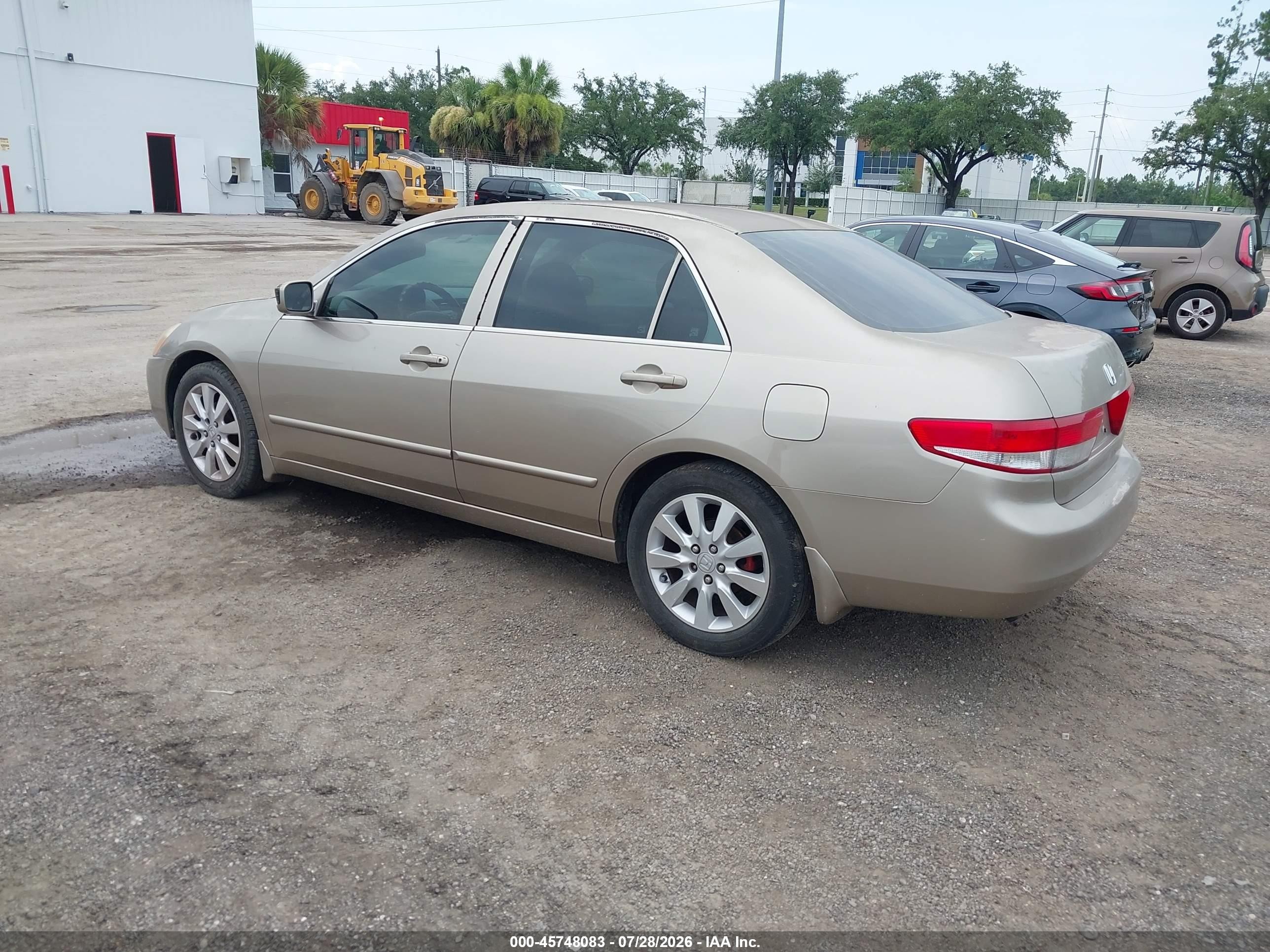 2003 Honda Accord 3.0 Lx Cream vin: 1HGCM66373A031056