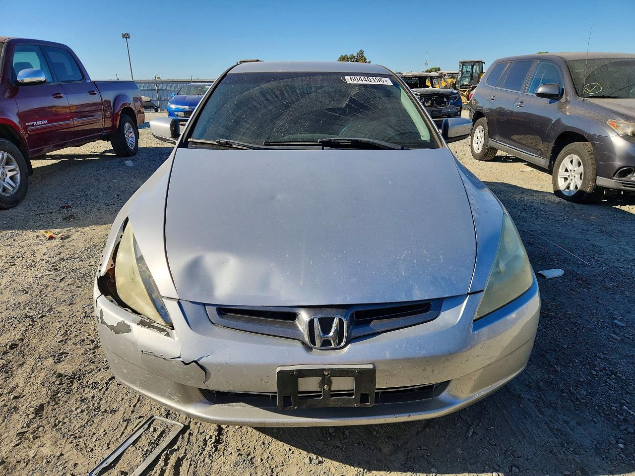 2005 Honda Accord Lx Silver vin: 1HGCM66375A015264
