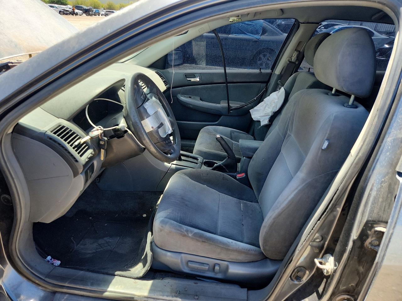 2005 Honda Accord Lx Black vin: 1HGCM66375A041542