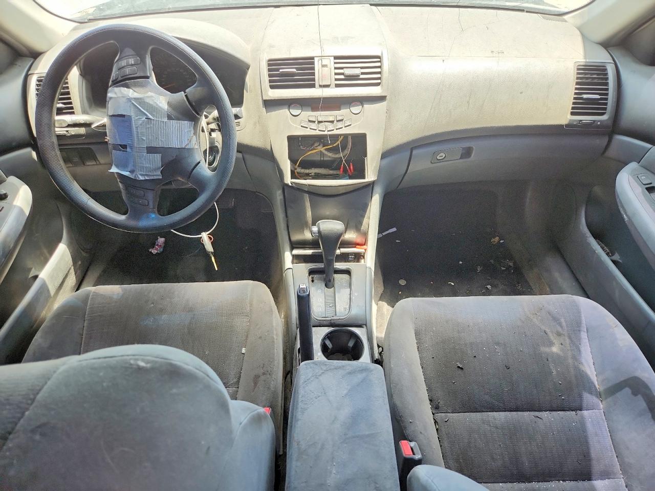 2005 Honda Accord Lx Black vin: 1HGCM66375A041542