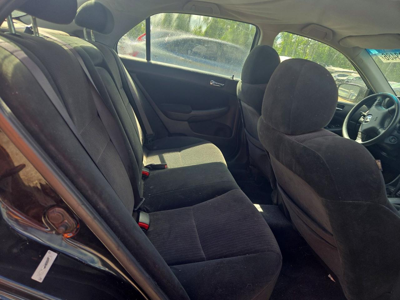 2005 Honda Accord Lx Black vin: 1HGCM66375A800156