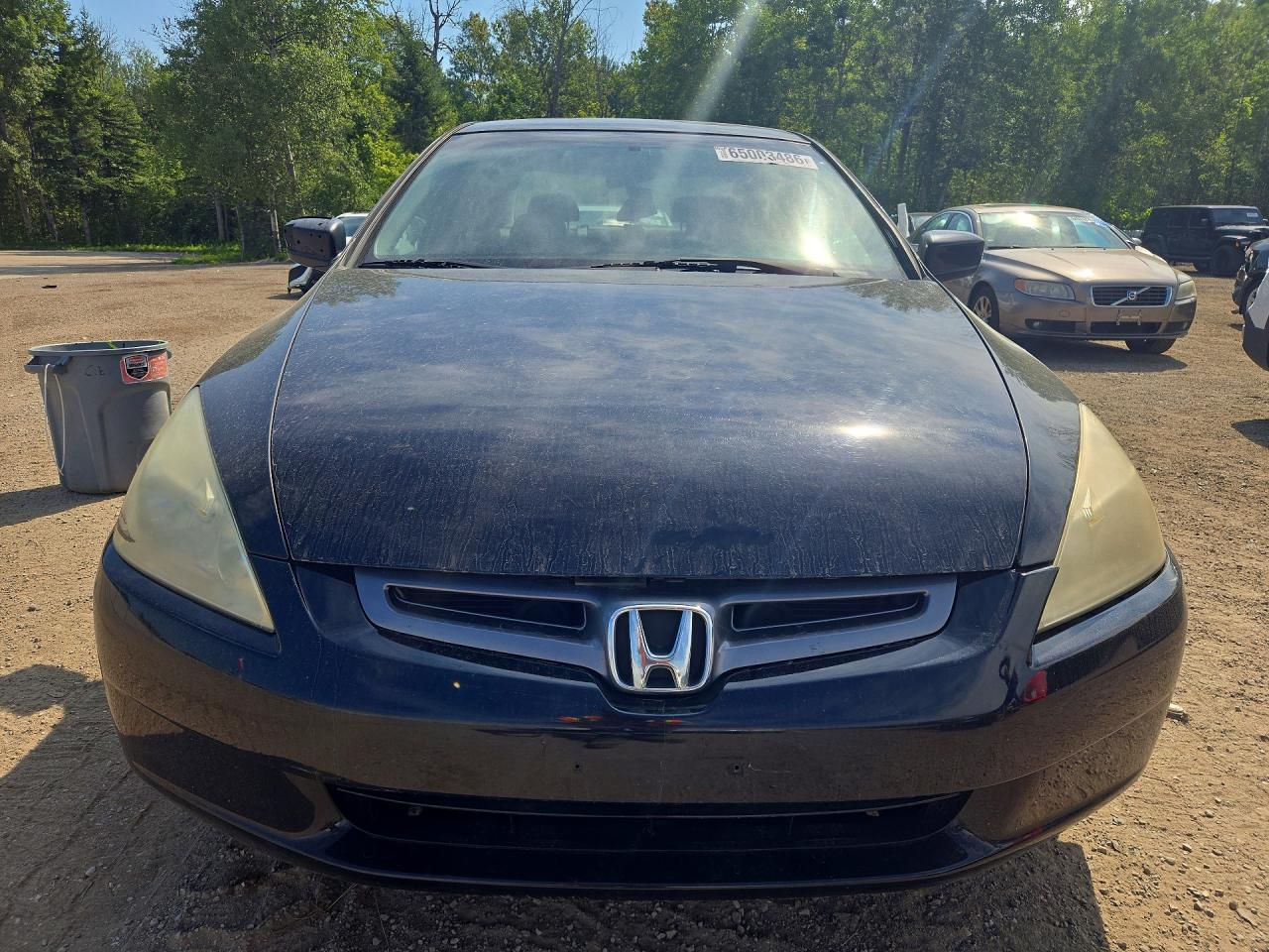 2005 Honda Accord Lx Black vin: 1HGCM66375A800156