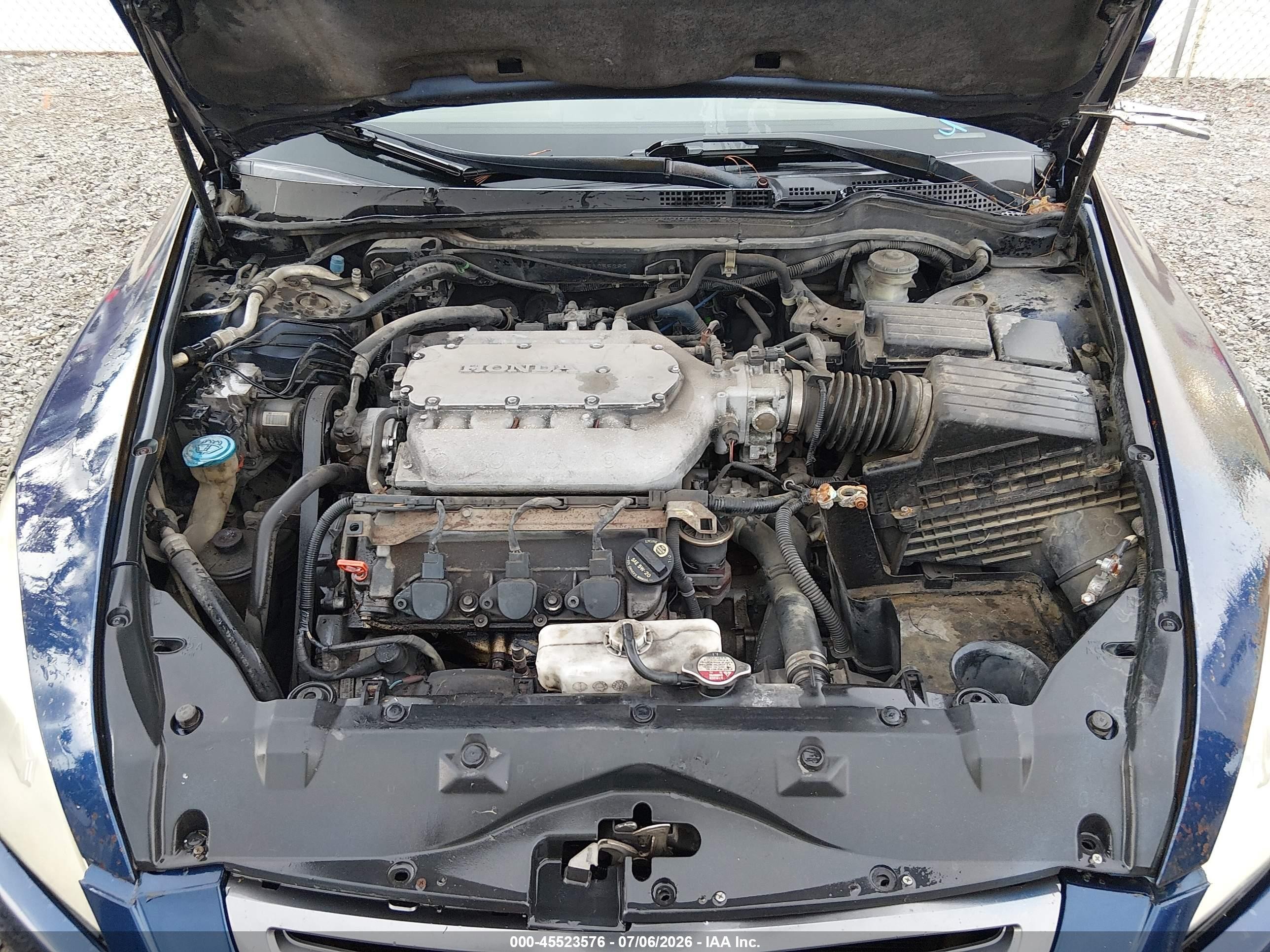 2005 Honda Accord 3.0 Lx Blue vin: 1HGCM66385A055286