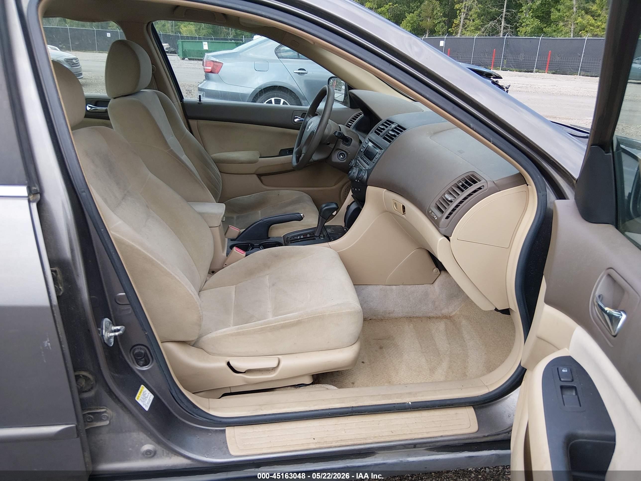 2007 Honda Accord 3.0 Lx Dark Brown vin: 1HGCM66387A018595