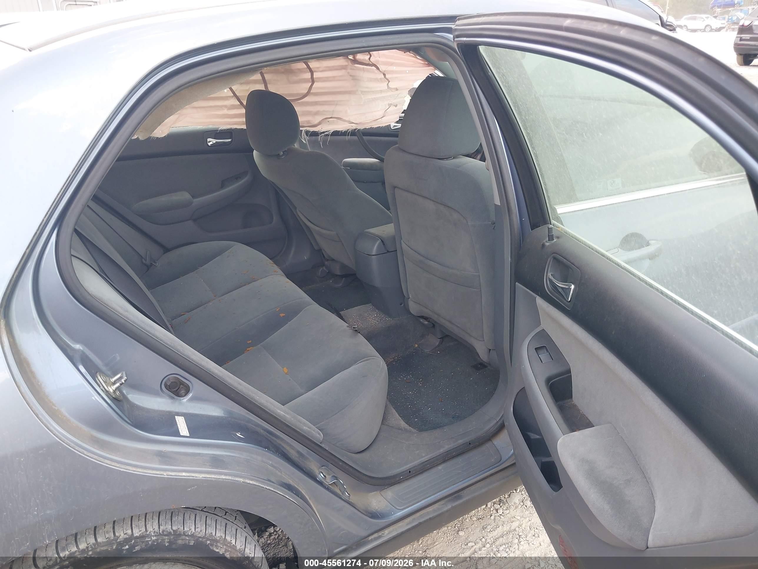 2007 Honda Accord 3.0 Lx Blue vin: 1HGCM66387A036370