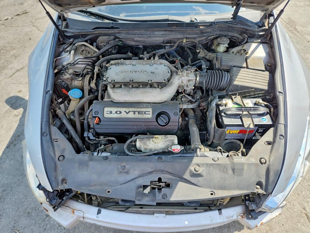 2005 Honda Accord Lx Silver vin: 1HGCM66395A008588