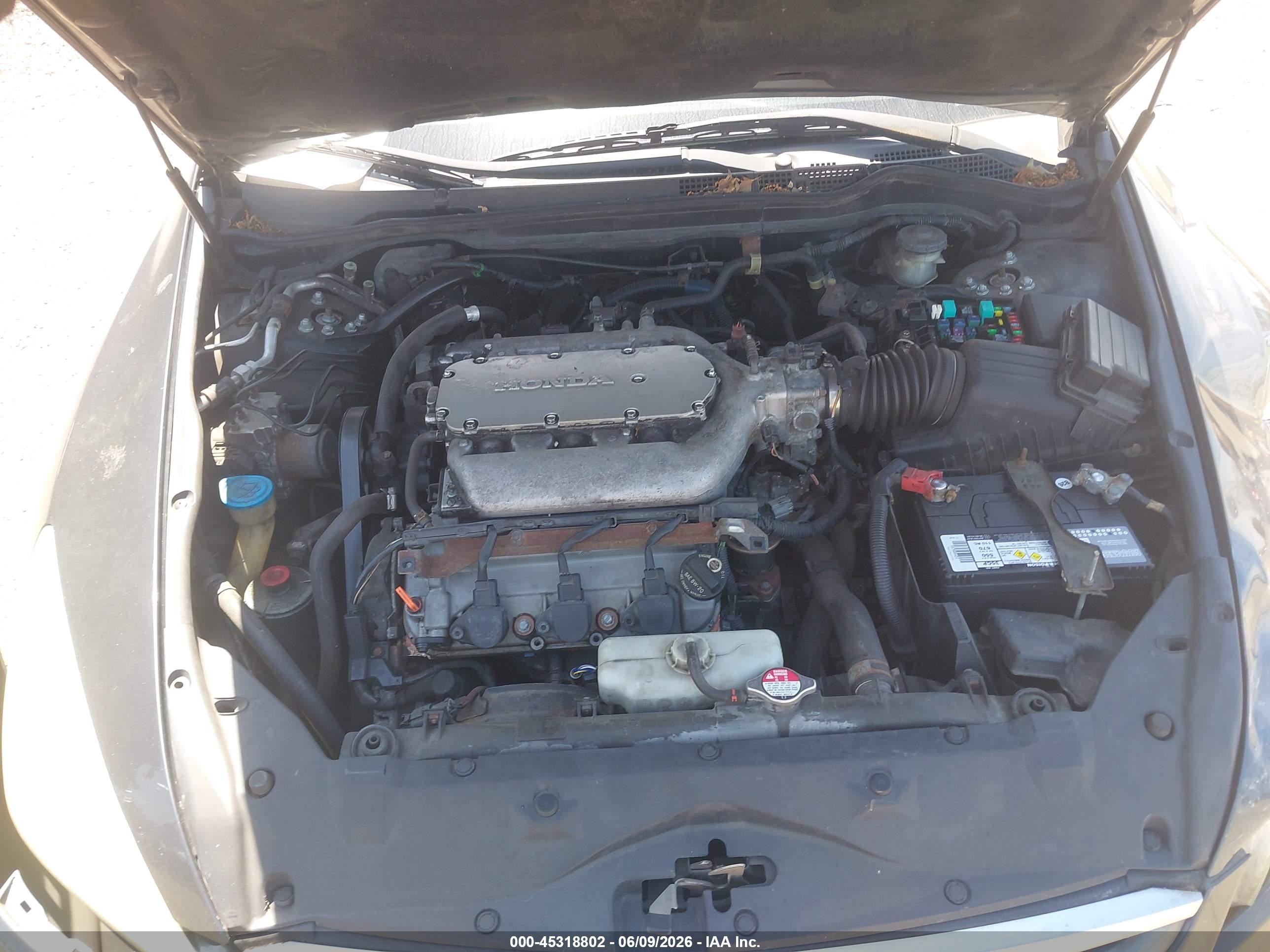 2007 Honda Accord 3.0 Lx Синий vin: 1HGCM663X7A043496