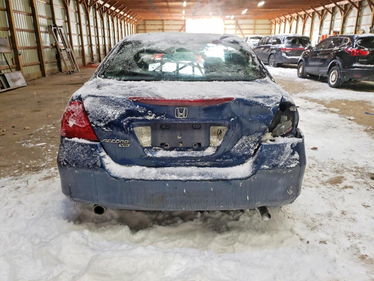 2007 Honda Accord Lx Blue vin: 1HGCM663X7A802020
