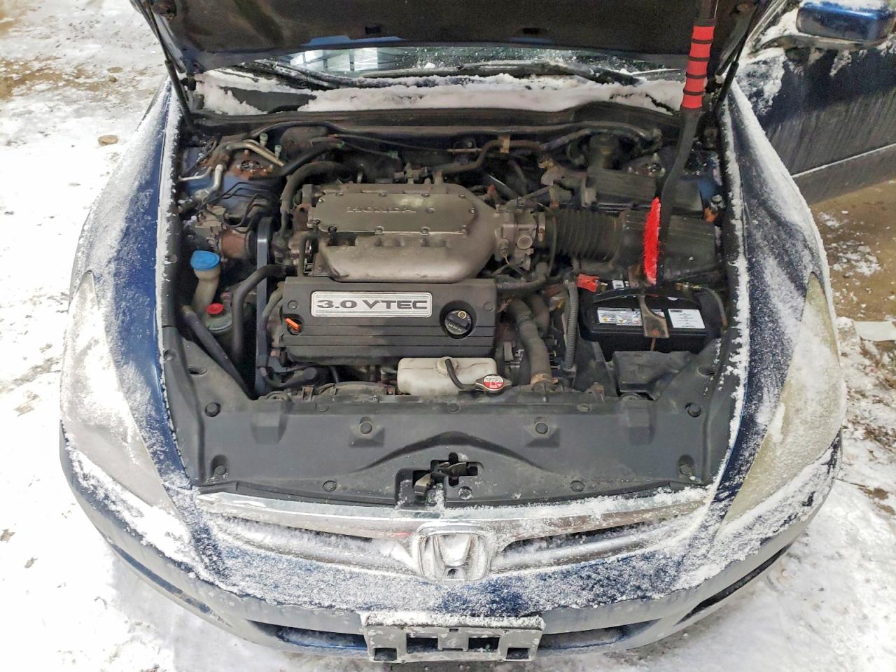 2007 Honda Accord Lx Blue vin: 1HGCM663X7A802020