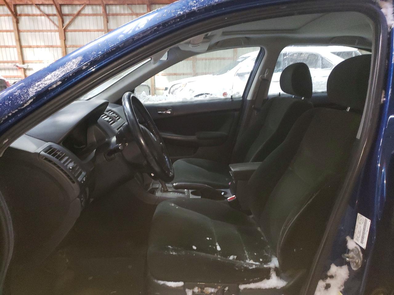 2007 Honda Accord Lx Blue vin: 1HGCM663X7A802020