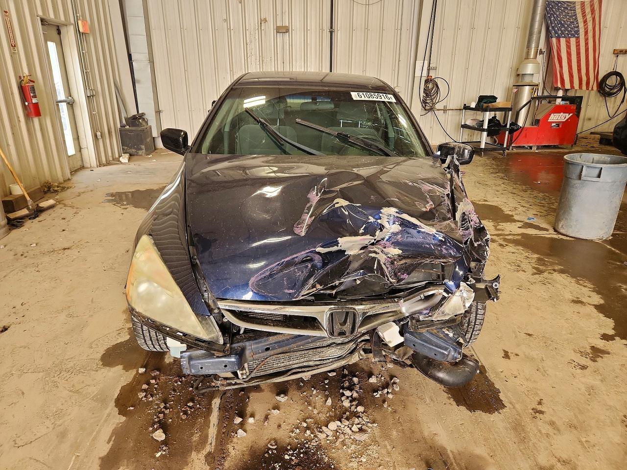 2007 Honda Accord Se Blue vin: 1HGCM66407A032306
