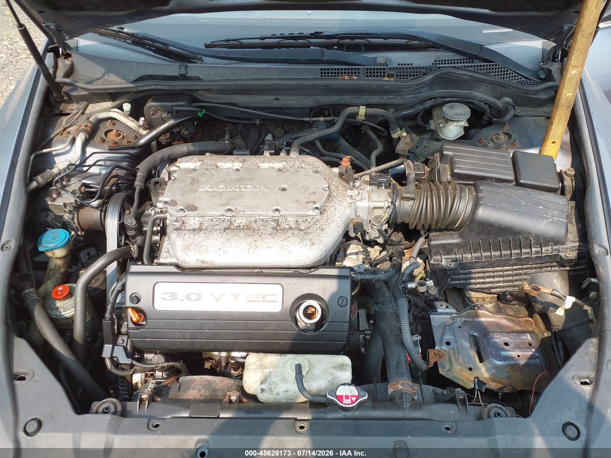 2007 Honda Accord 3.0 Se Light Blue vin: 1HGCM66407A082350