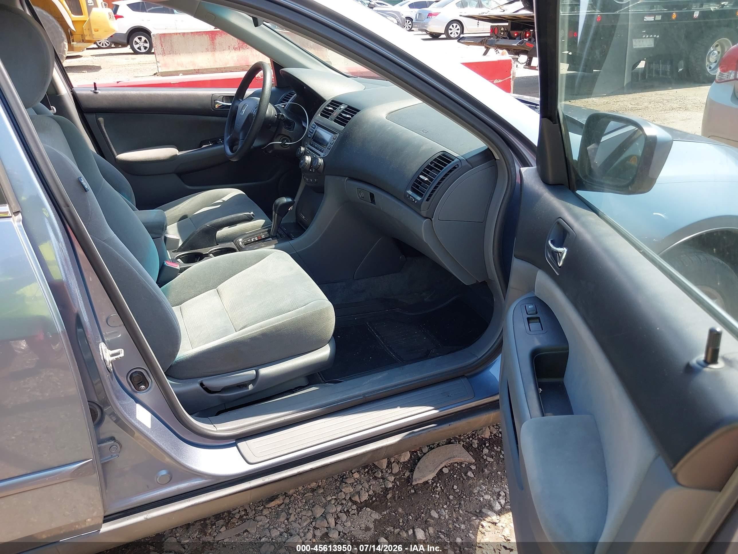 2007 Honda Accord 3.0 Se Blue vin: 1HGCM66417A015868