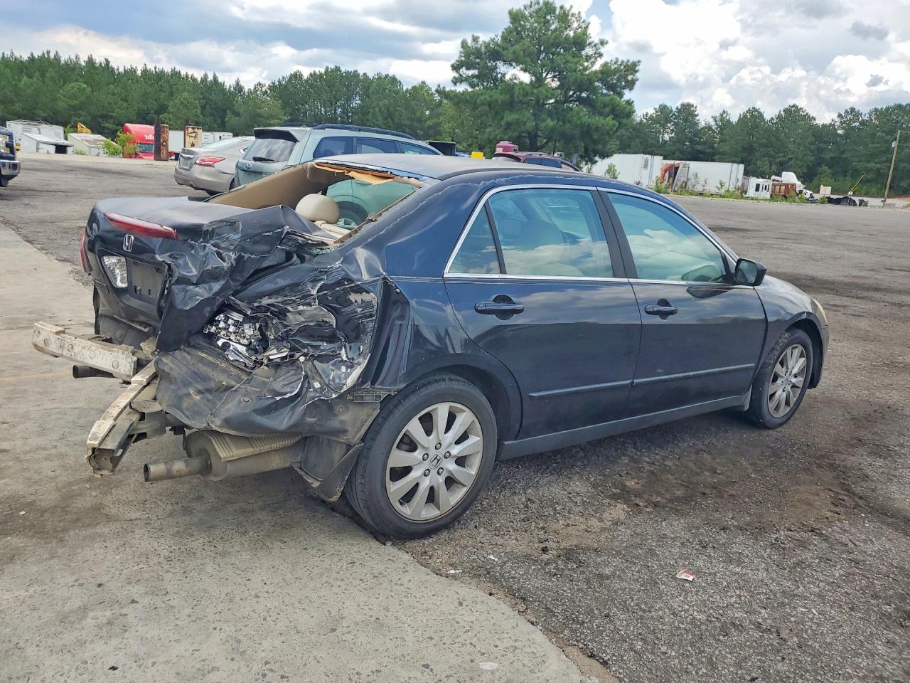 2007 Honda Accord Se Black vin: 1HGCM66417A080400