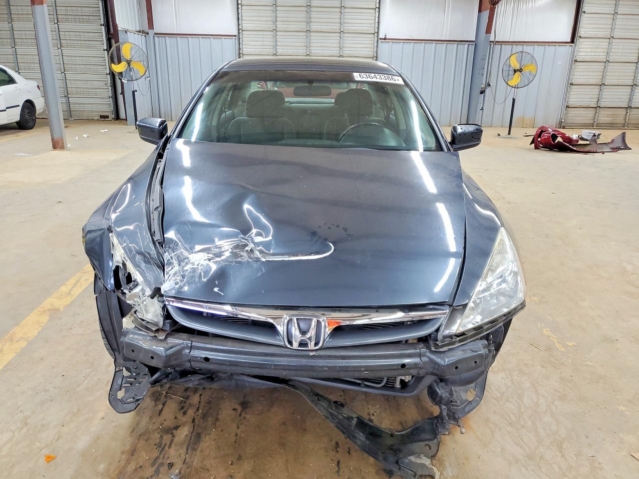 2007 Honda Accord Se Gray vin: 1HGCM66417A090389