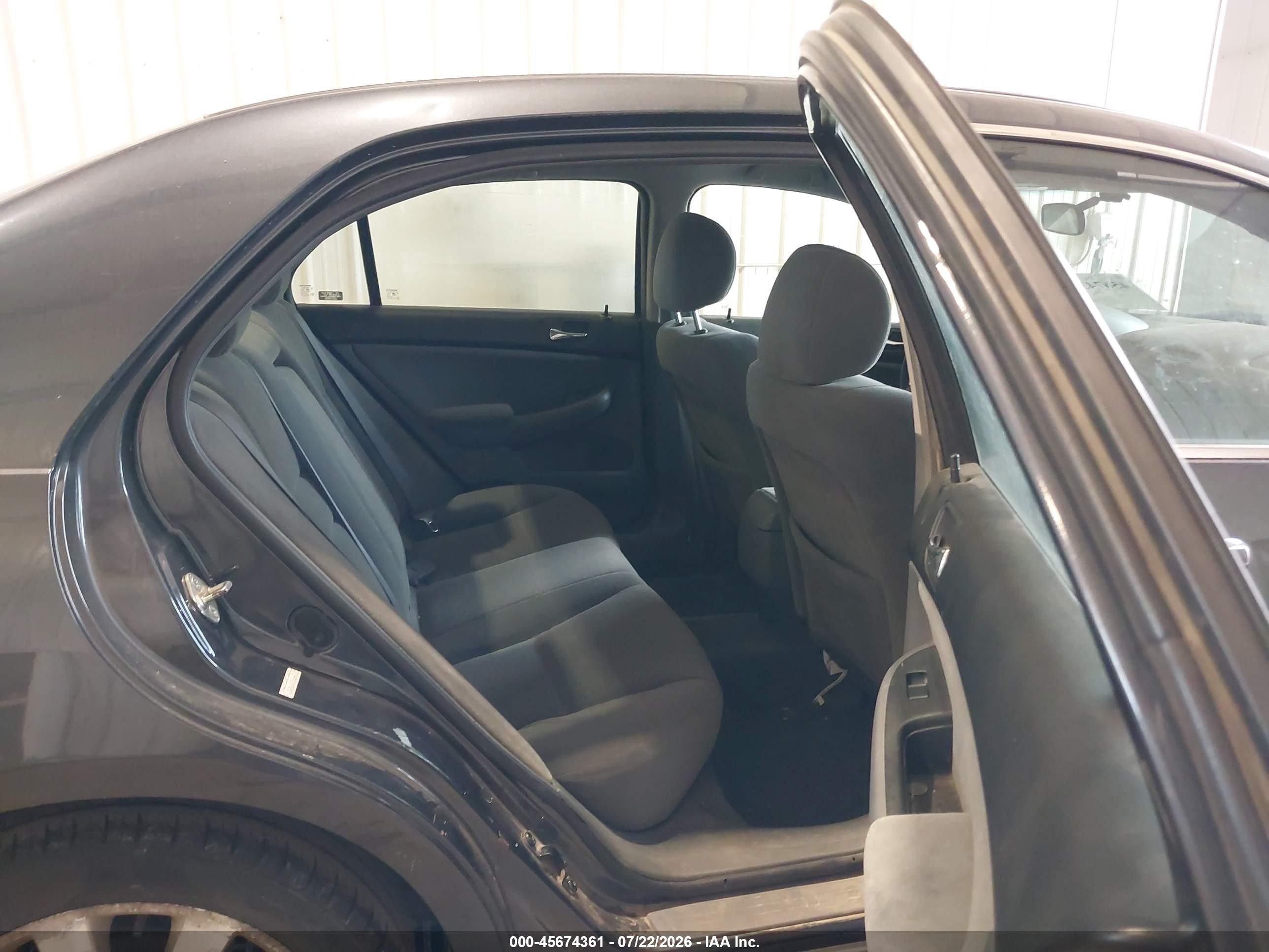 2007 Honda Accord 3.0 Se Gray vin: 1HGCM66427A026653
