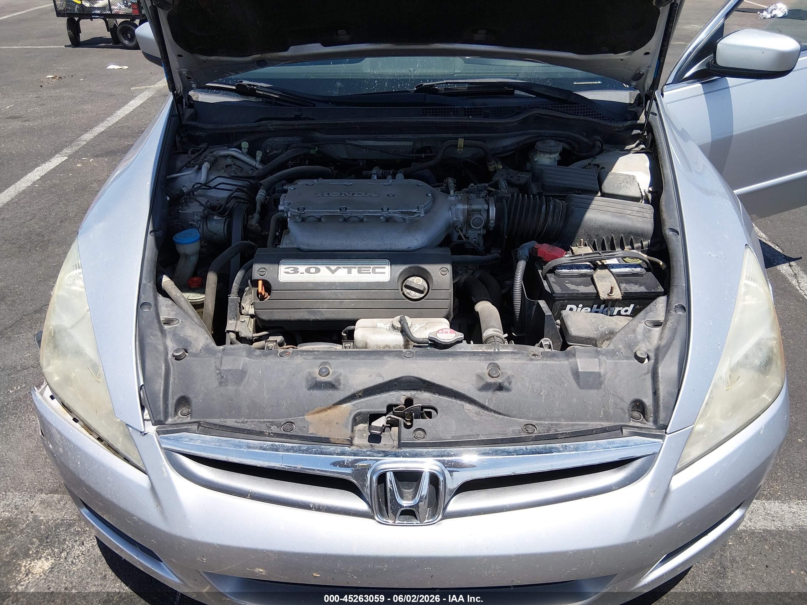2007 Honda Accord 3.0 Se Silver vin: 1HGCM66427A037183