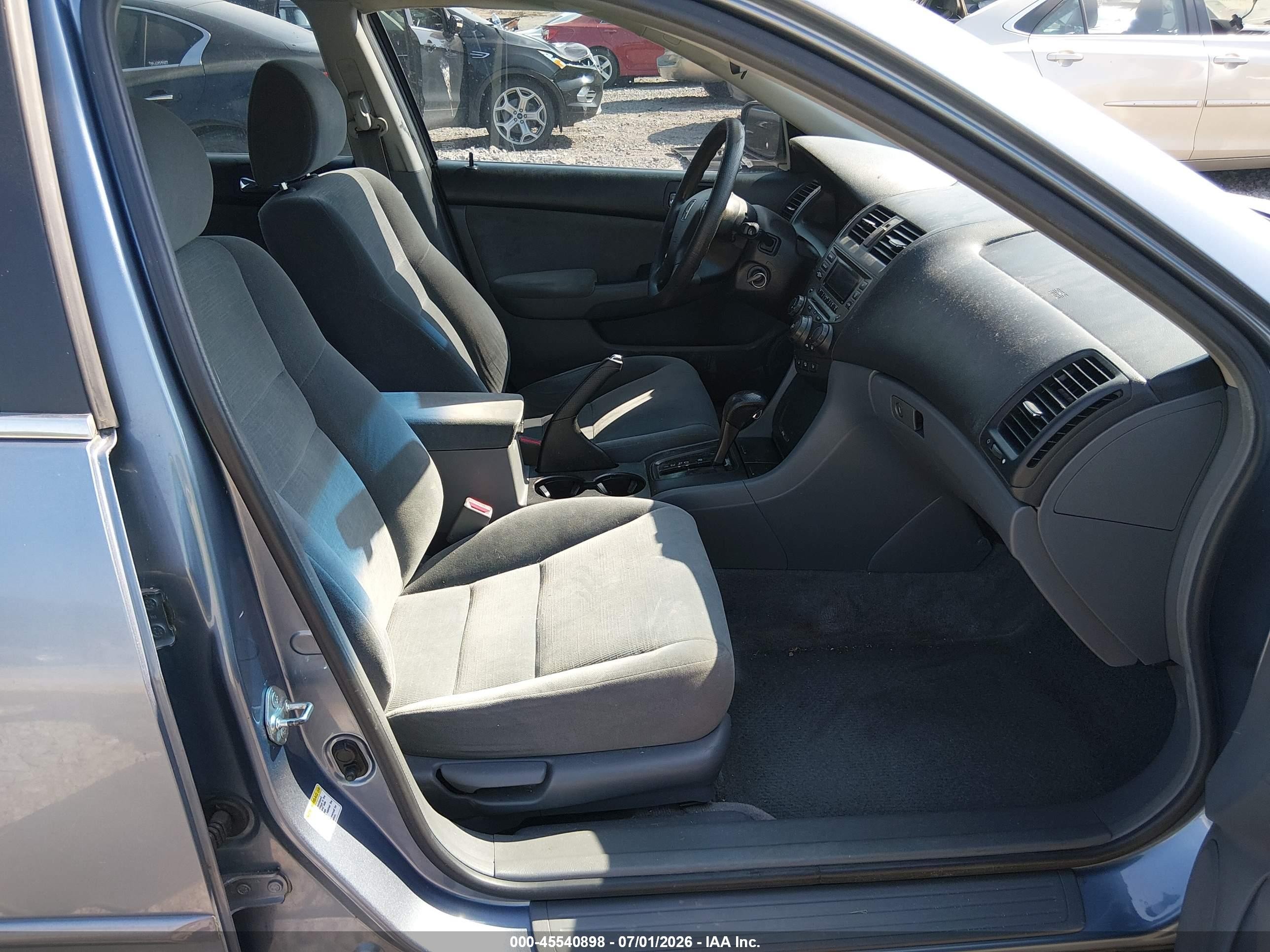 2007 Honda Accord 3.0 Se Blue vin: 1HGCM66427A051441
