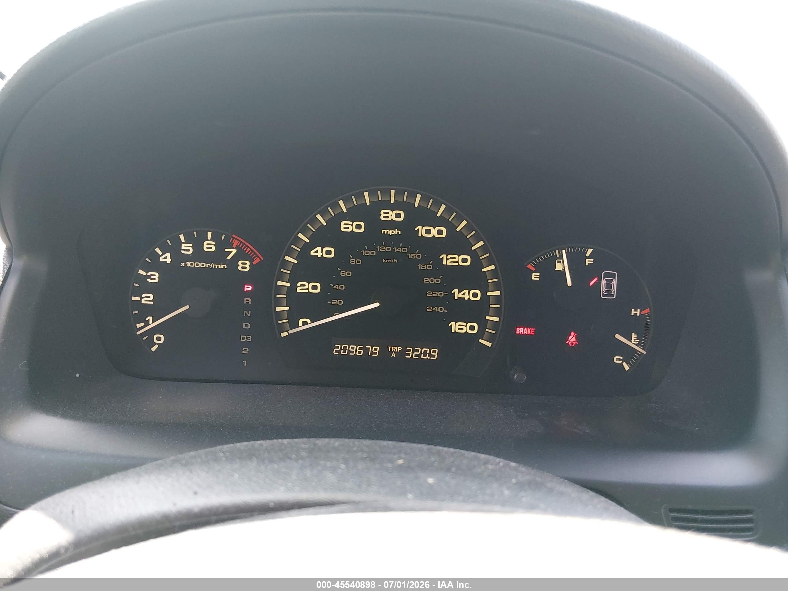2007 Honda Accord 3.0 Se Blue vin: 1HGCM66427A051441