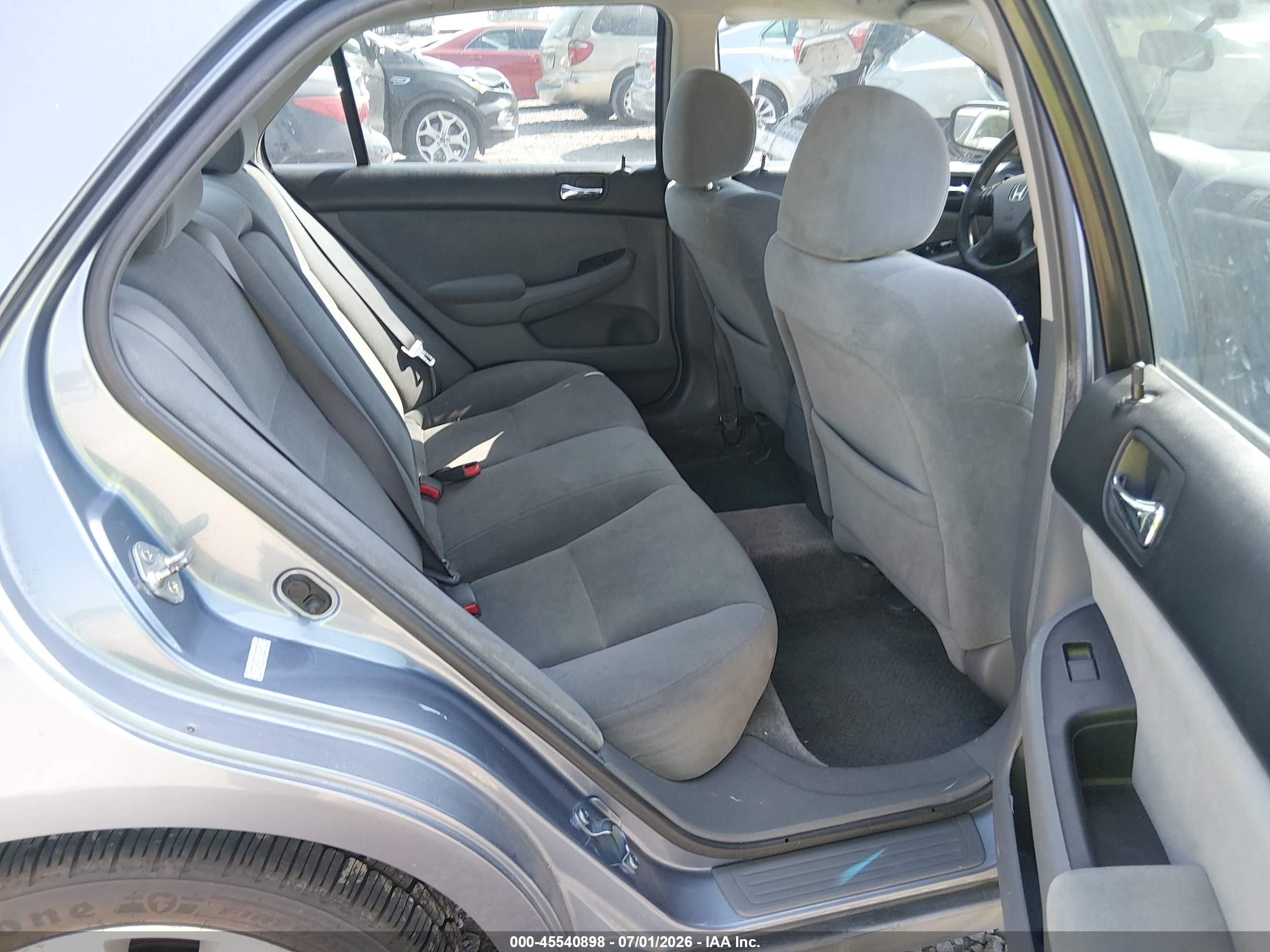 2007 Honda Accord 3.0 Se Blue vin: 1HGCM66427A051441