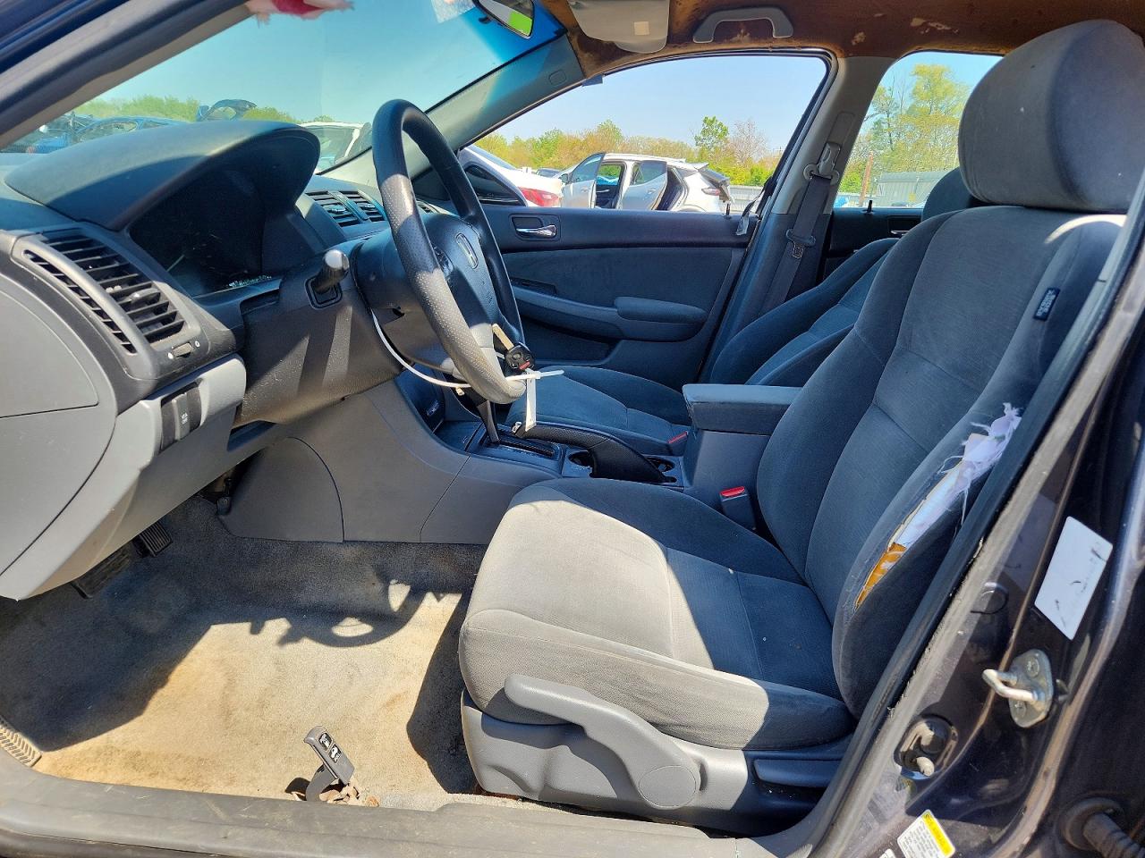 2007 Honda Accord Se Gray vin: 1HGCM66427A057868