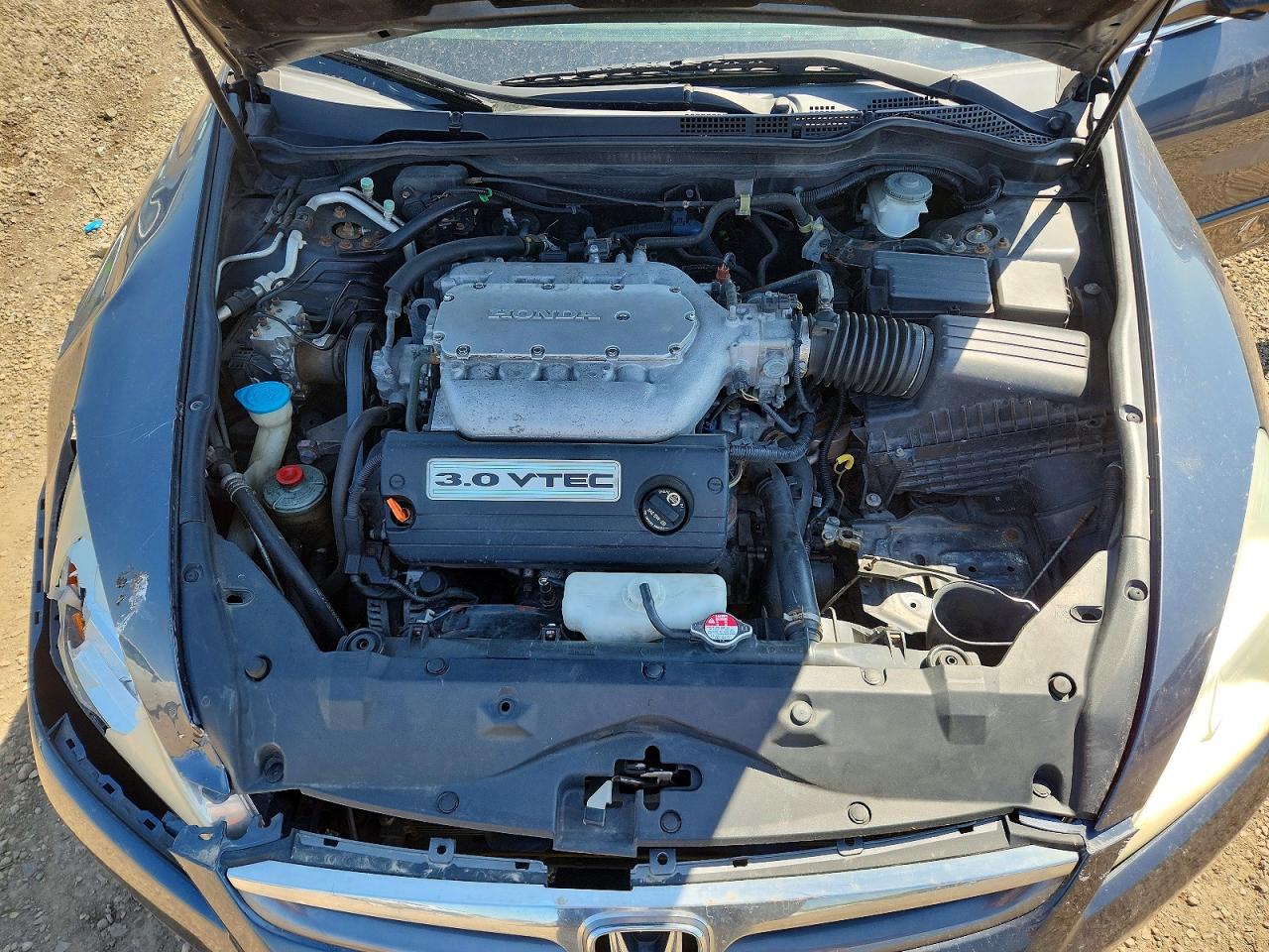 2007 Honda Accord Se Gray vin: 1HGCM66427A057868