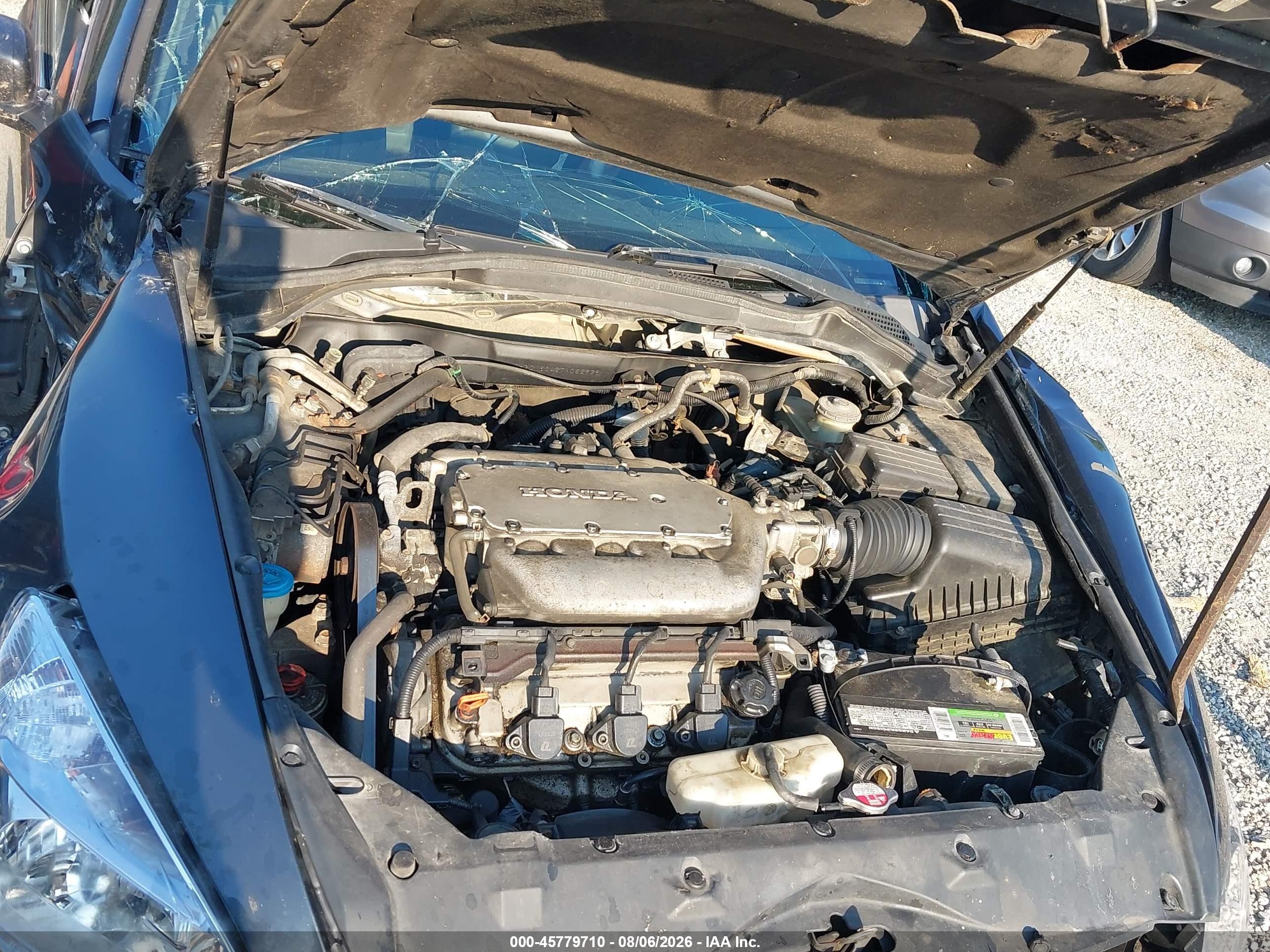 2007 Honda Accord 3.0 Se Blue vin: 1HGCM66427A062939