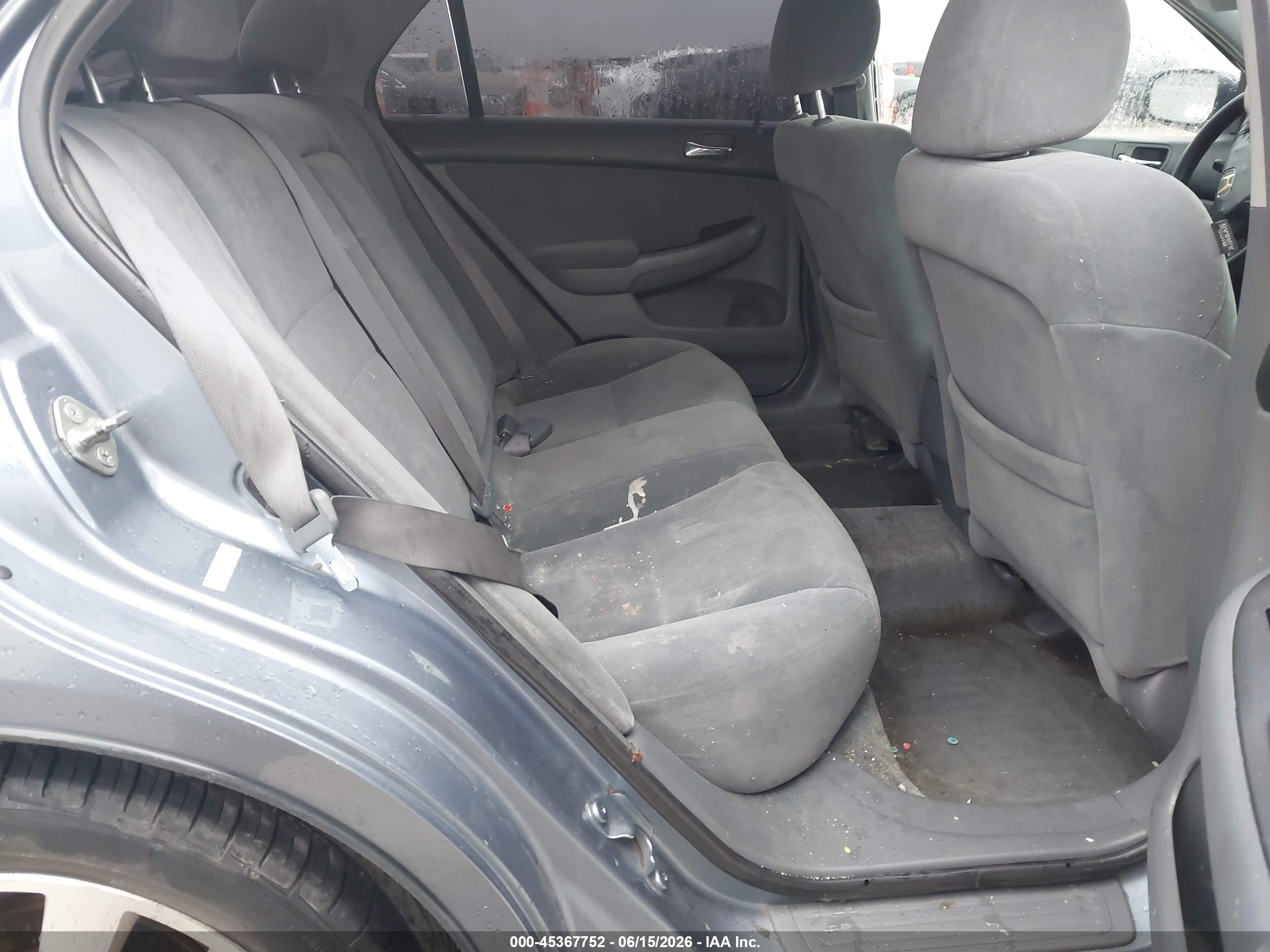 2007 Honda Accord 3.0 Se Light Blue vin: 1HGCM66437A039900