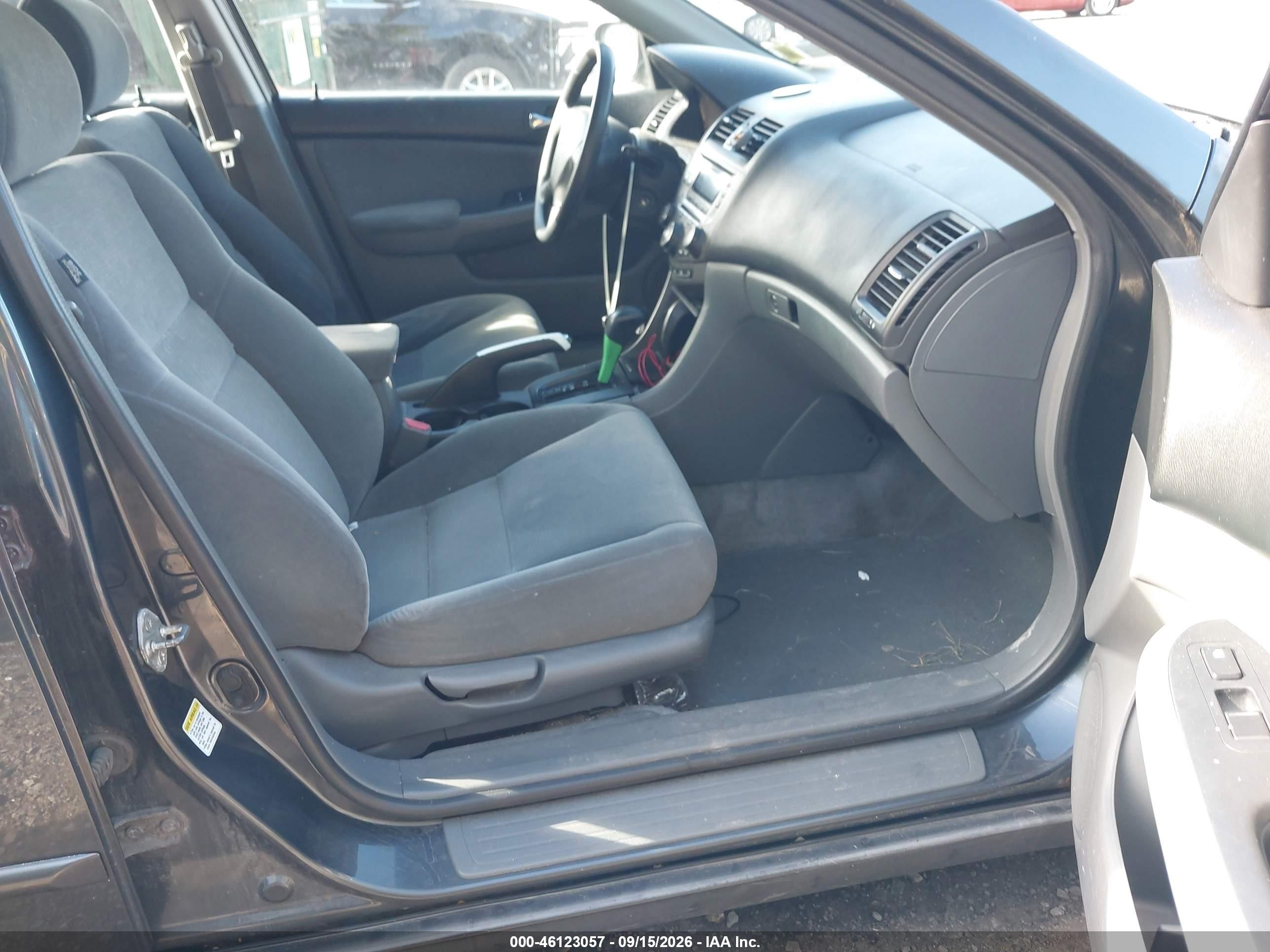 2007 Honda Accord 3.0 Se Серый vin: 1HGCM66437A058818