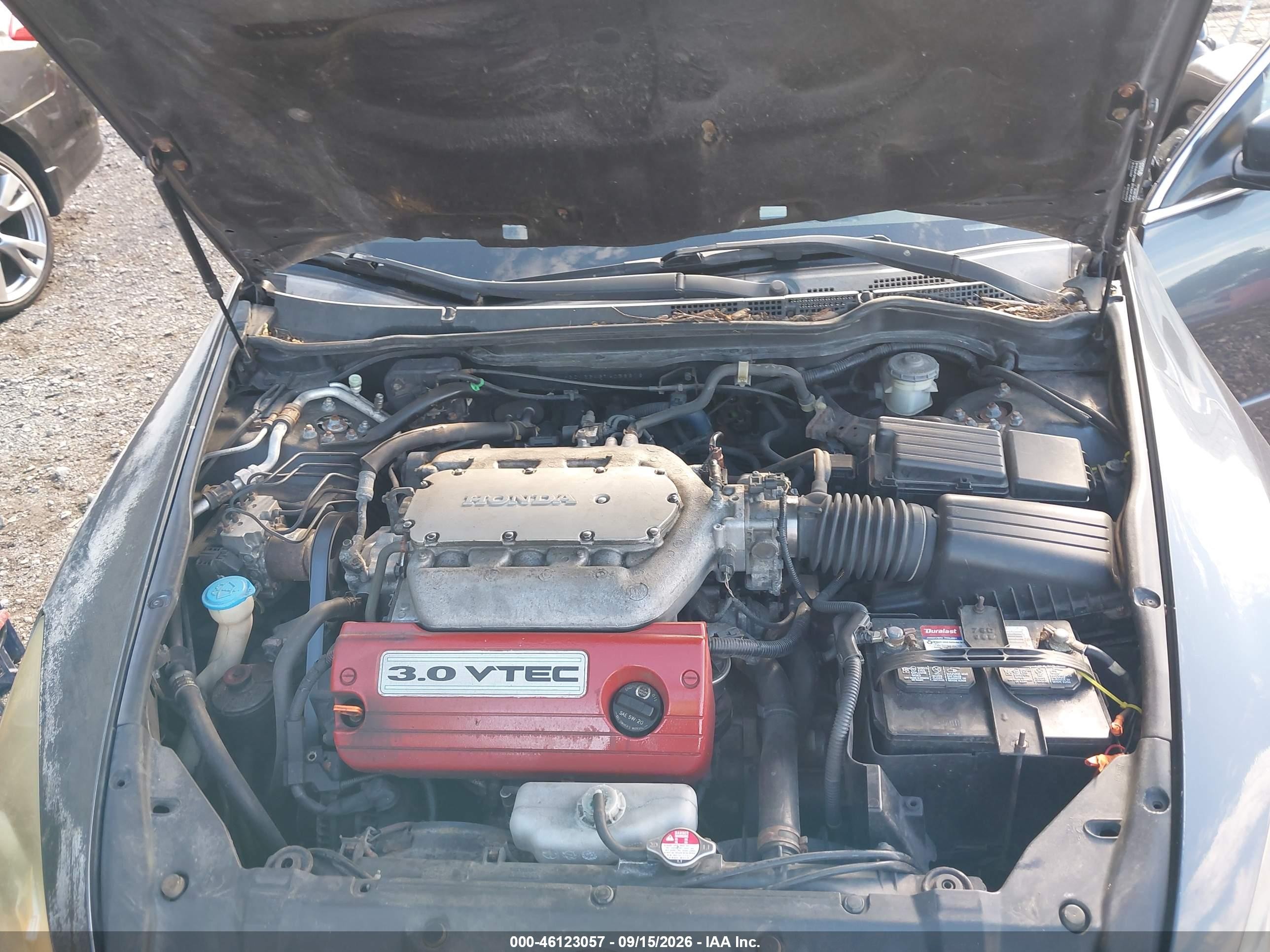 2007 Honda Accord 3.0 Se Серый vin: 1HGCM66437A058818